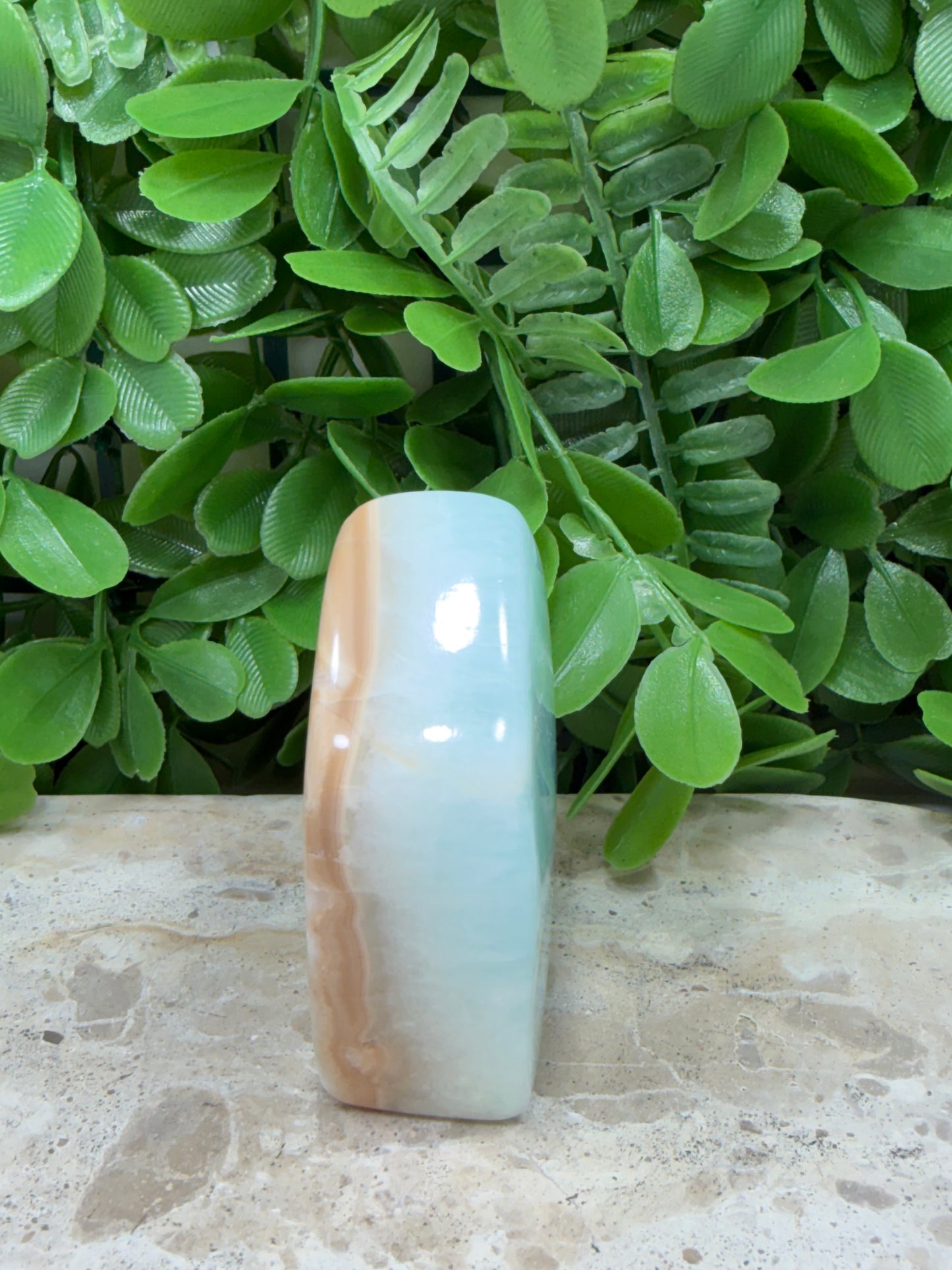 Aqua Caribbean Calcite Freeform 214g