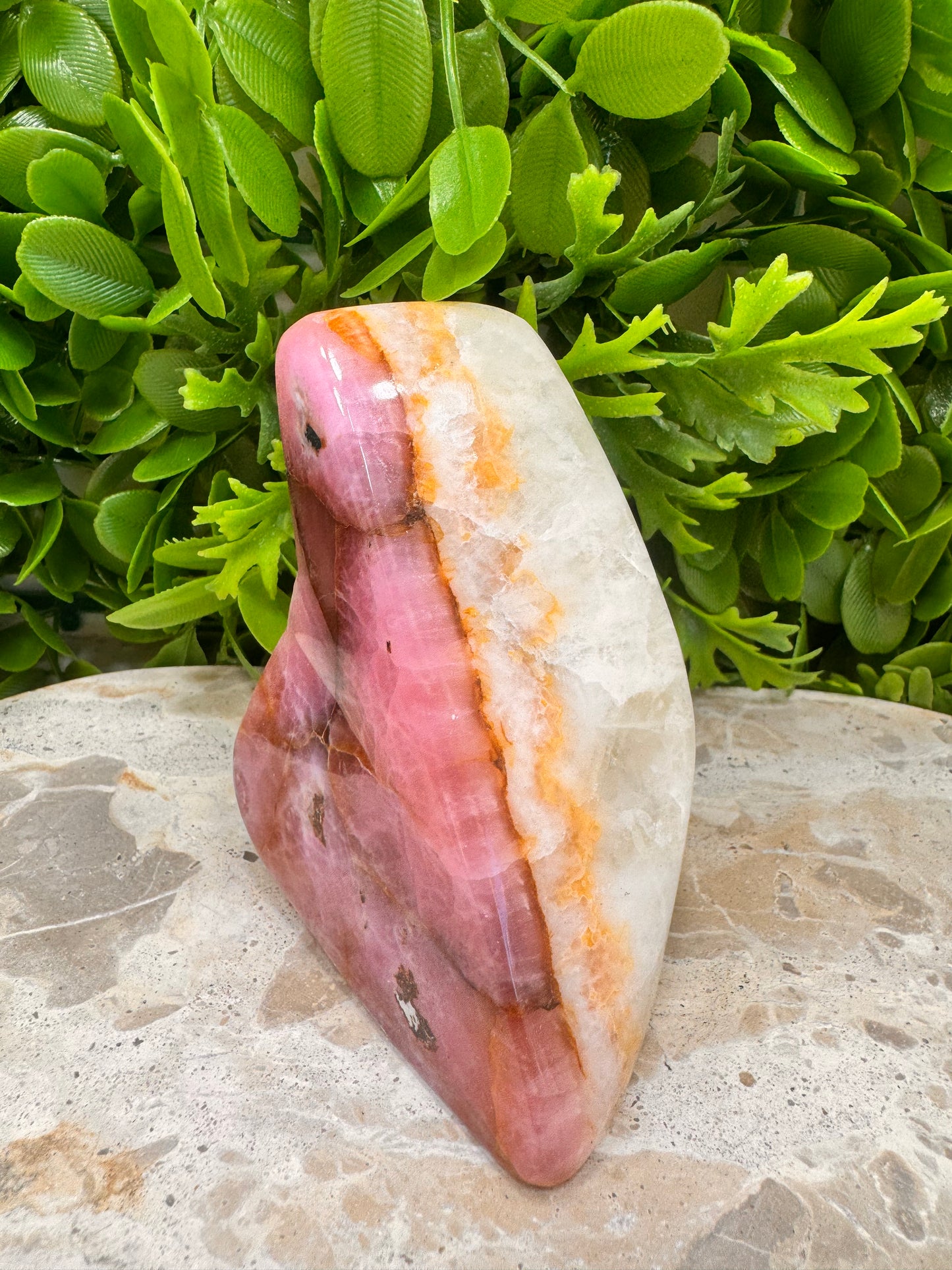 Pink Aragonite Freeform 498g