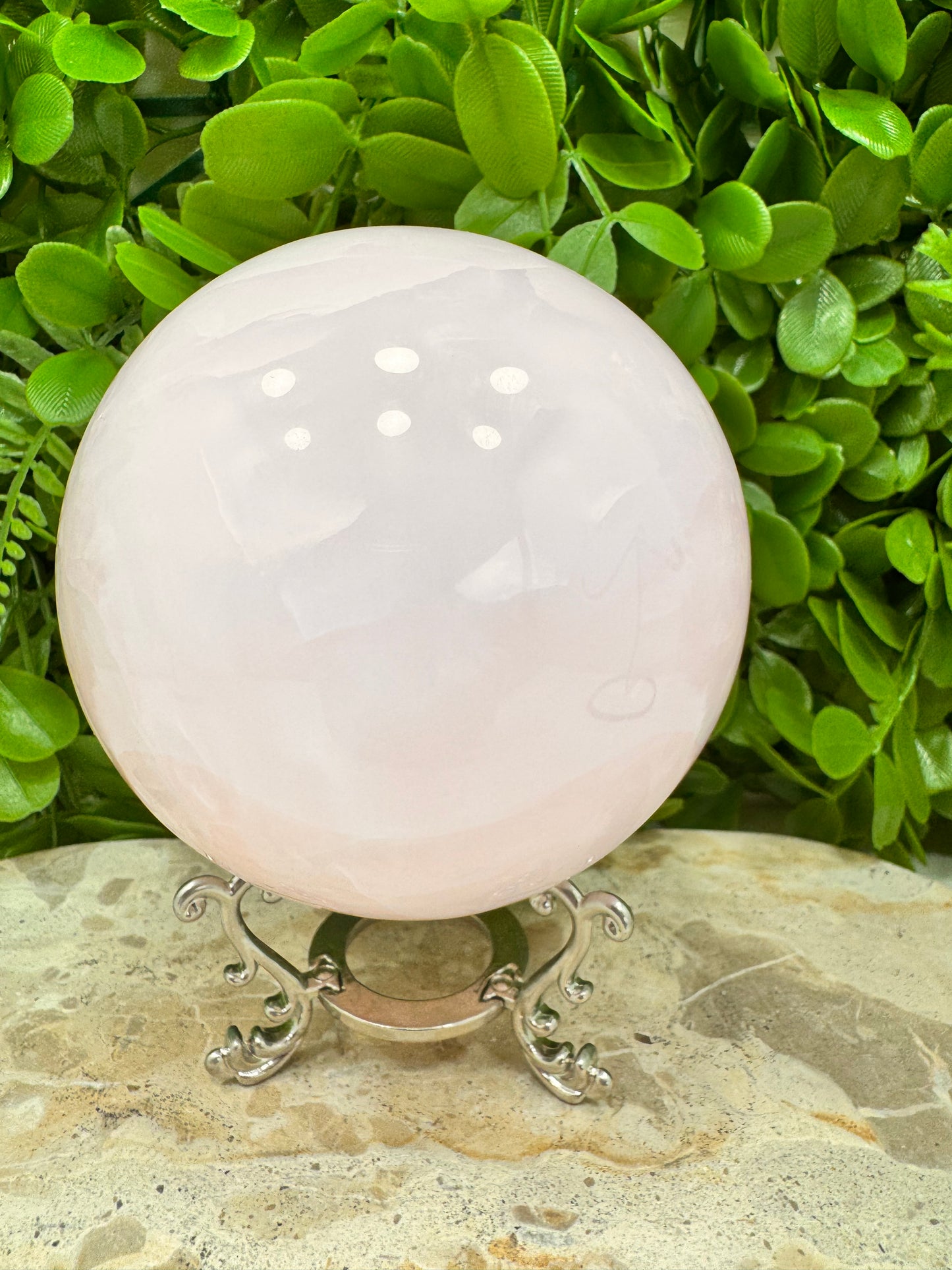 Pink Mangano Sphere 1542g
