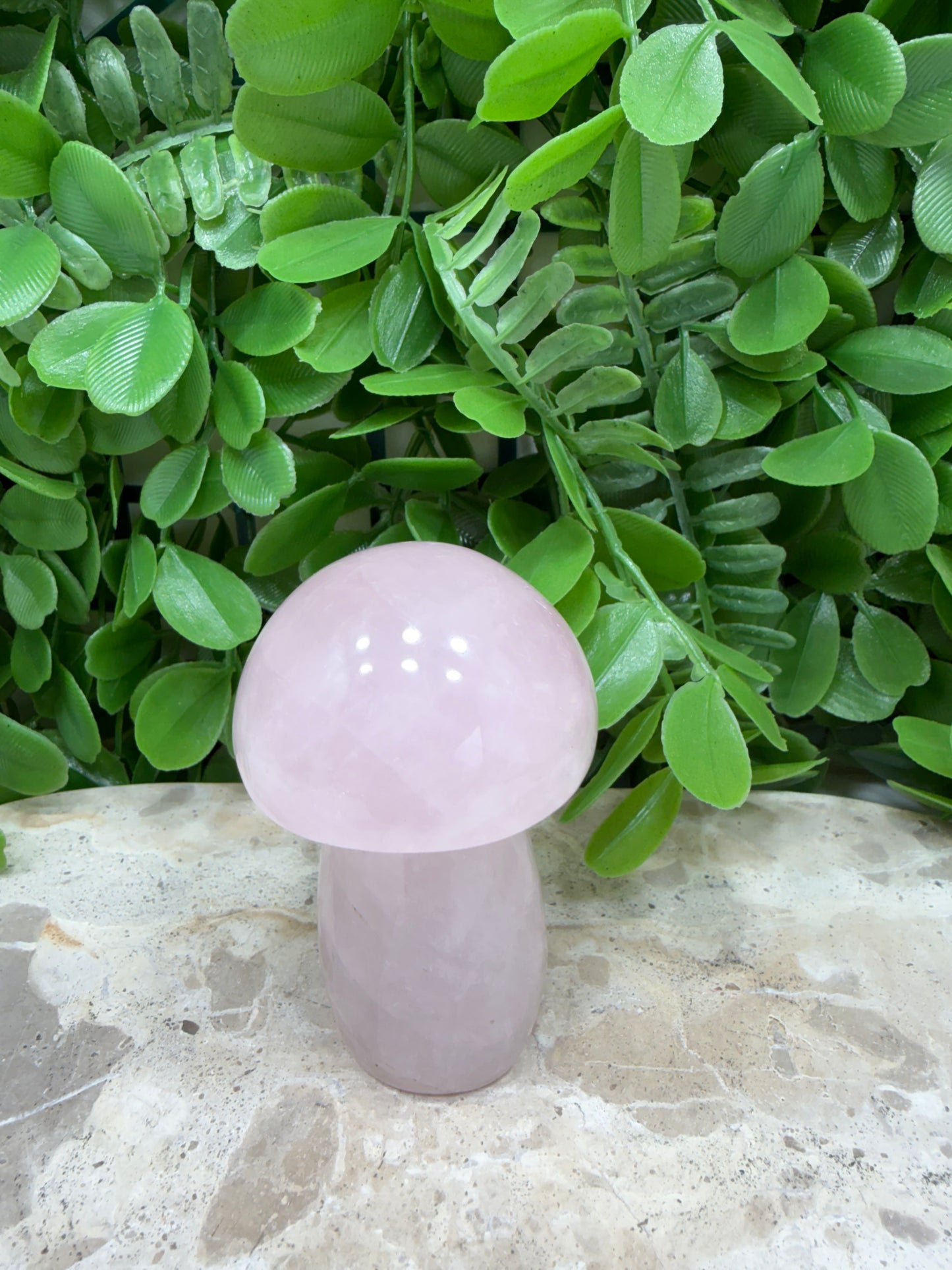 Rose Quartz Mushroom 202g