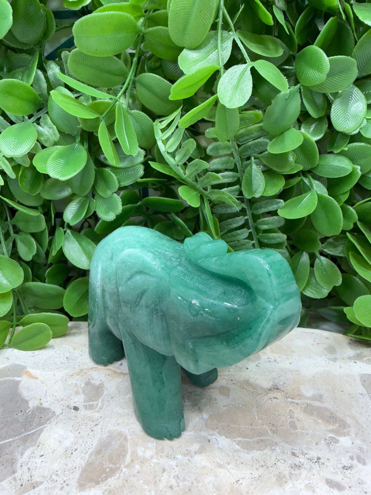 Green Aventurine Elephant 455g