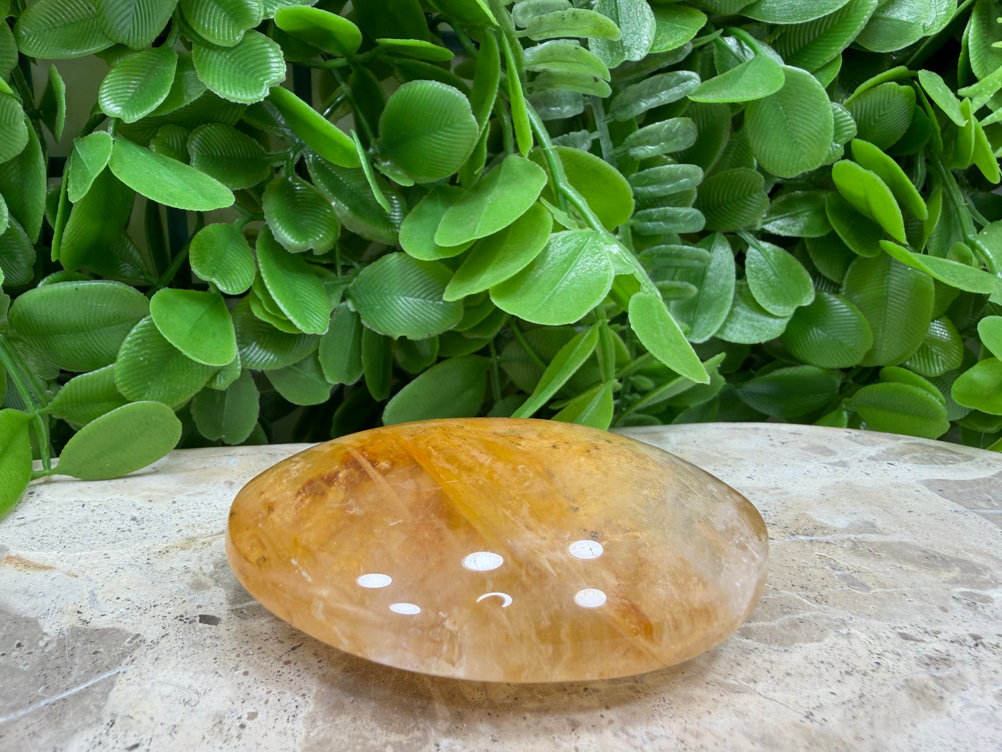 Golden Healer Palm Stone 106g