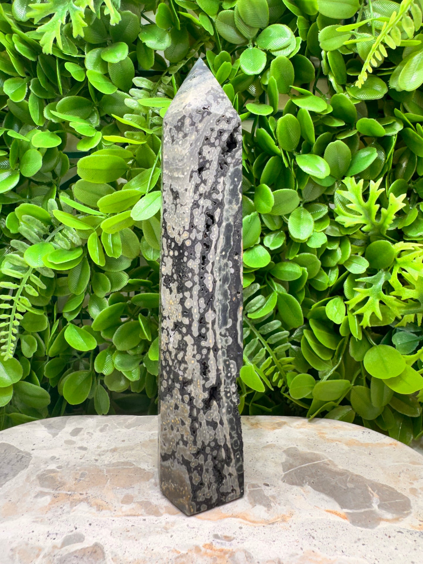 Bubble Ocean Jasper Tower 532g