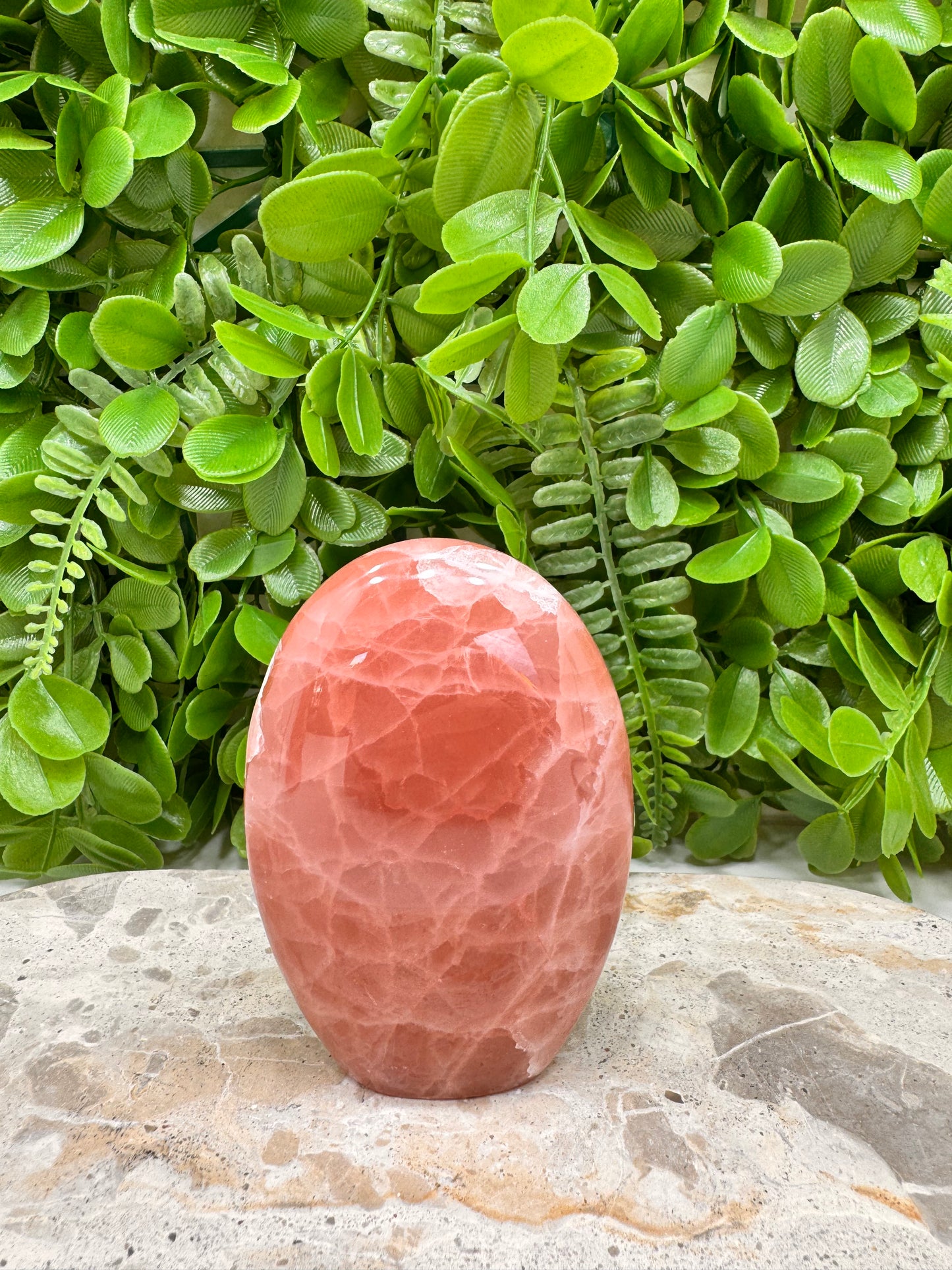 Standing Rose Calcite 290g