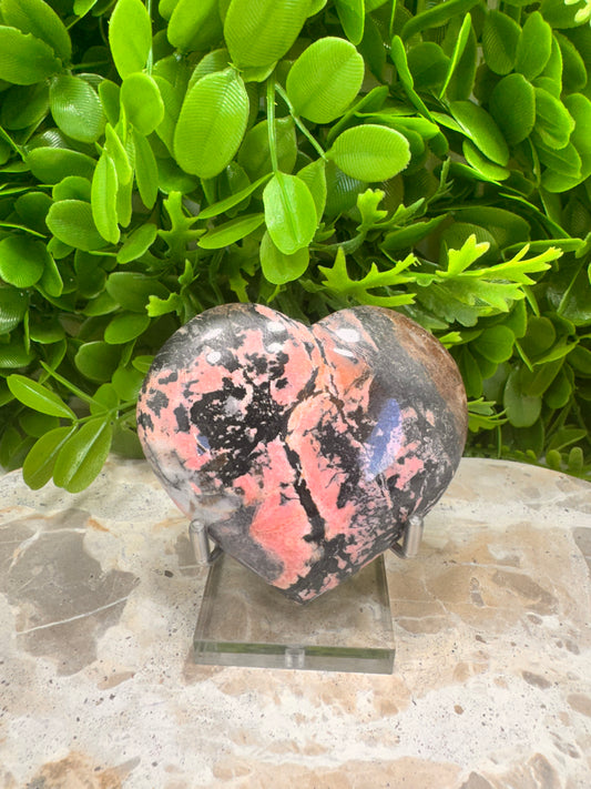 Rhodonite Heart 258g