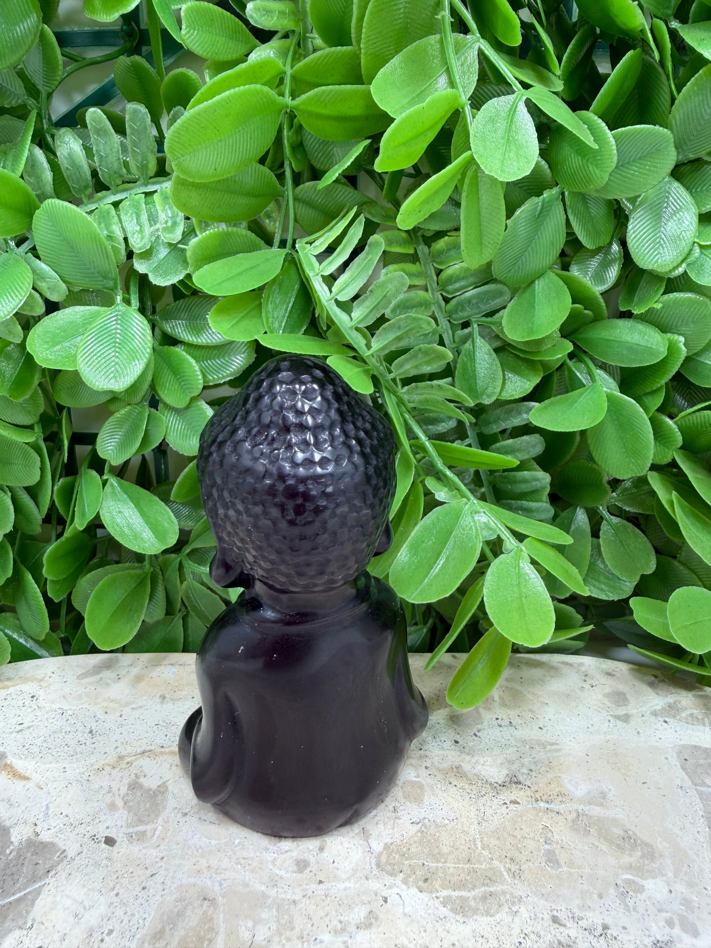 Black Obsidian Buddha 242g