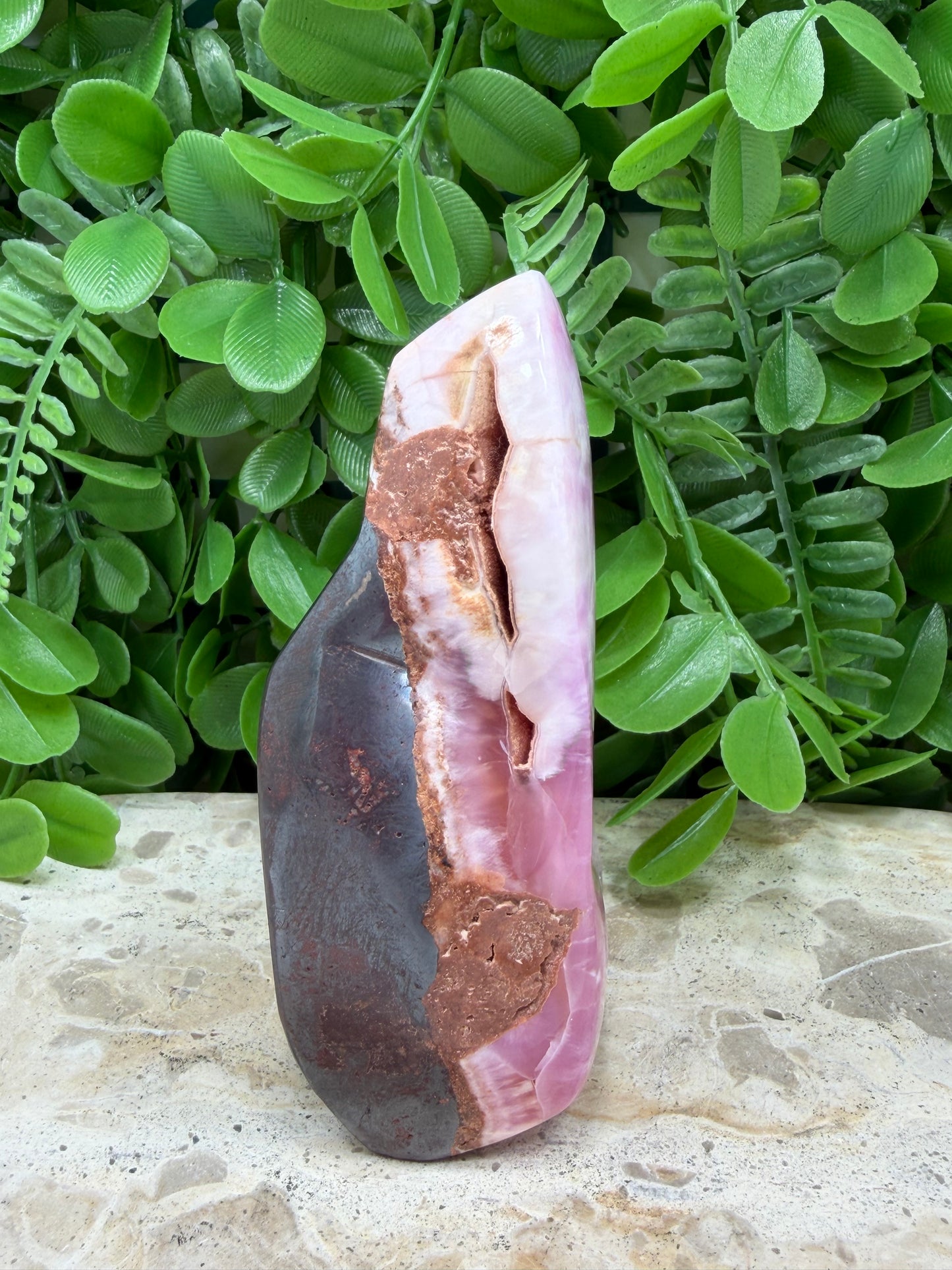 Pink Aragonite Freeform 624g