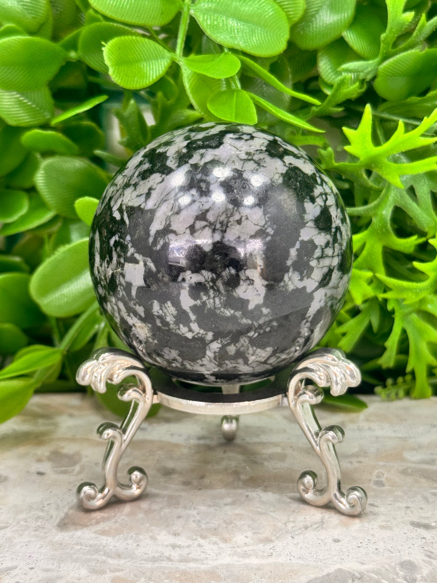 Mystic merlinite Sphere 424g