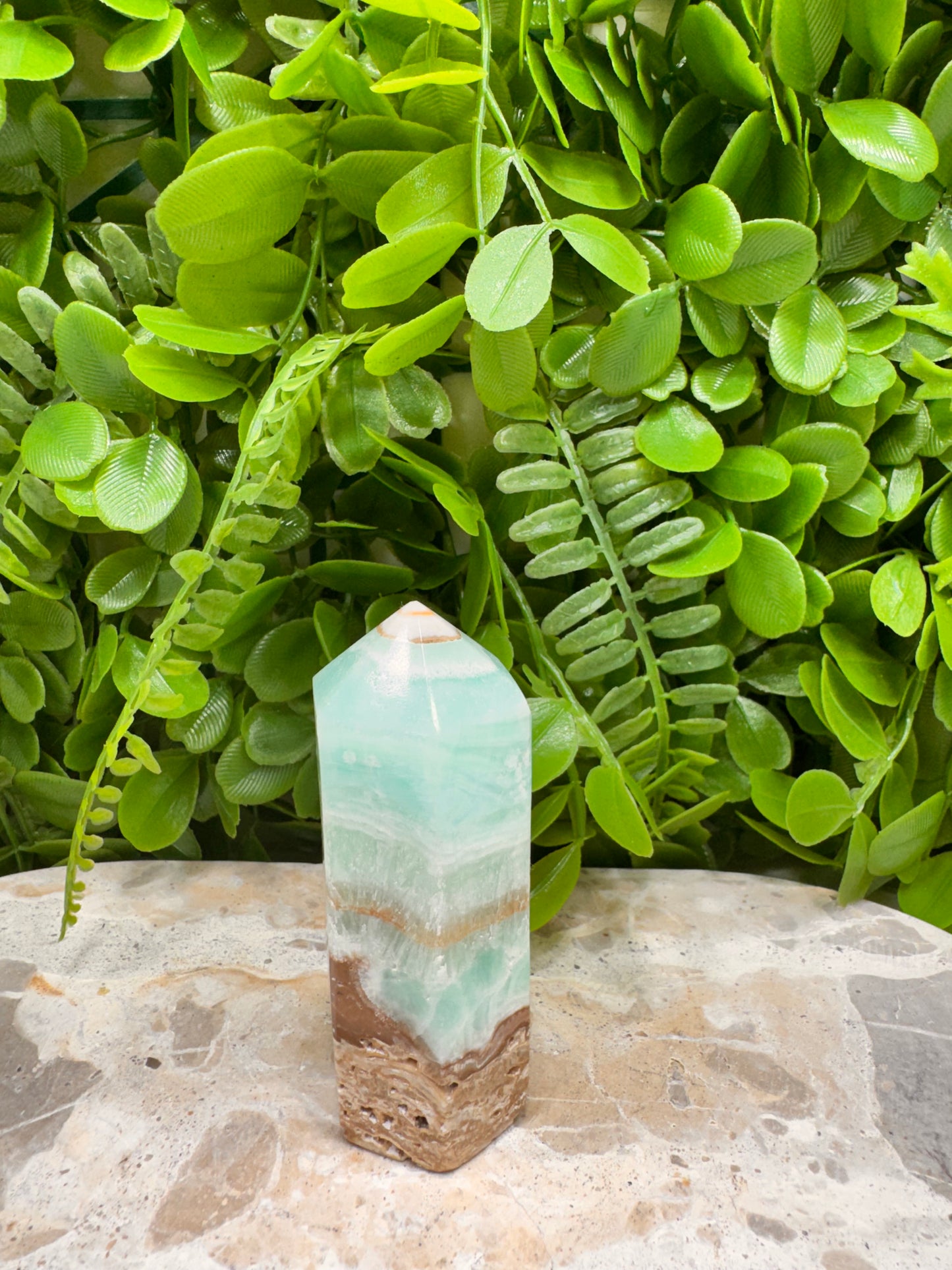 Caribbean Calcite Point 166g