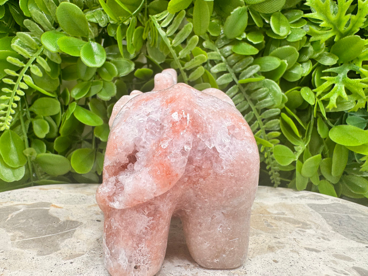 Pink Amethyst Elephant 626g