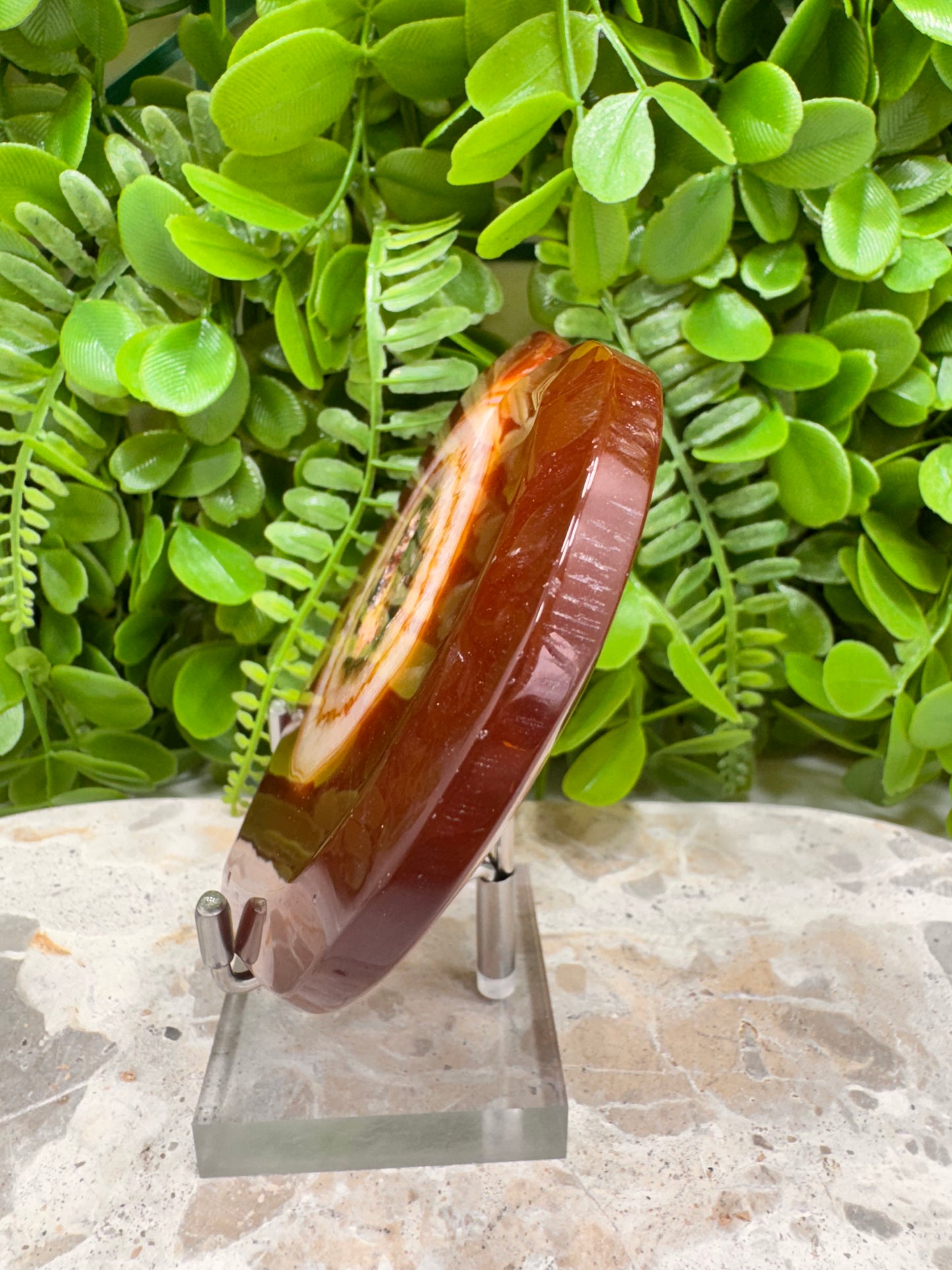 Carnelian Druzy Heart 242g