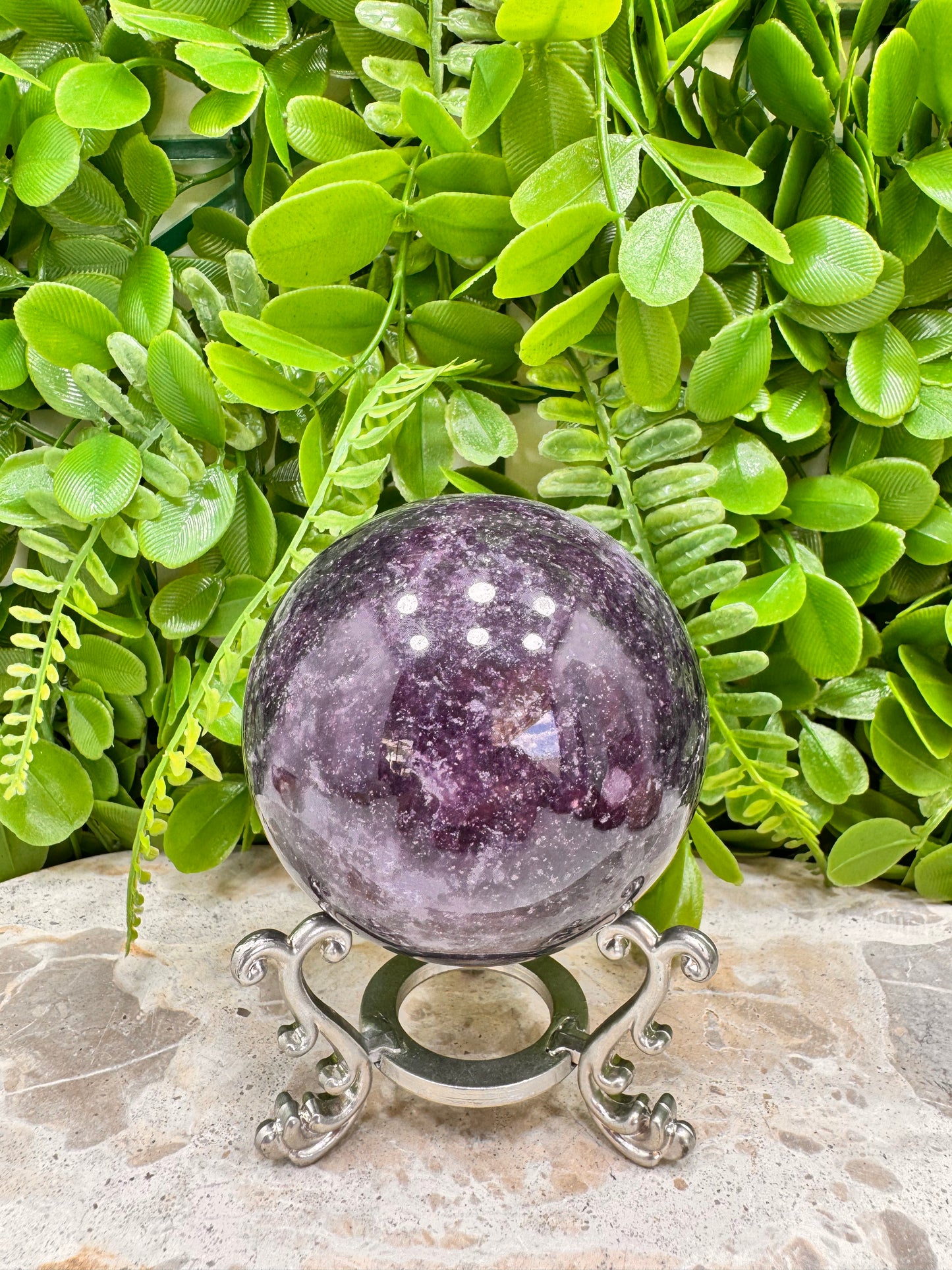 Purple Mica Sphere 561g