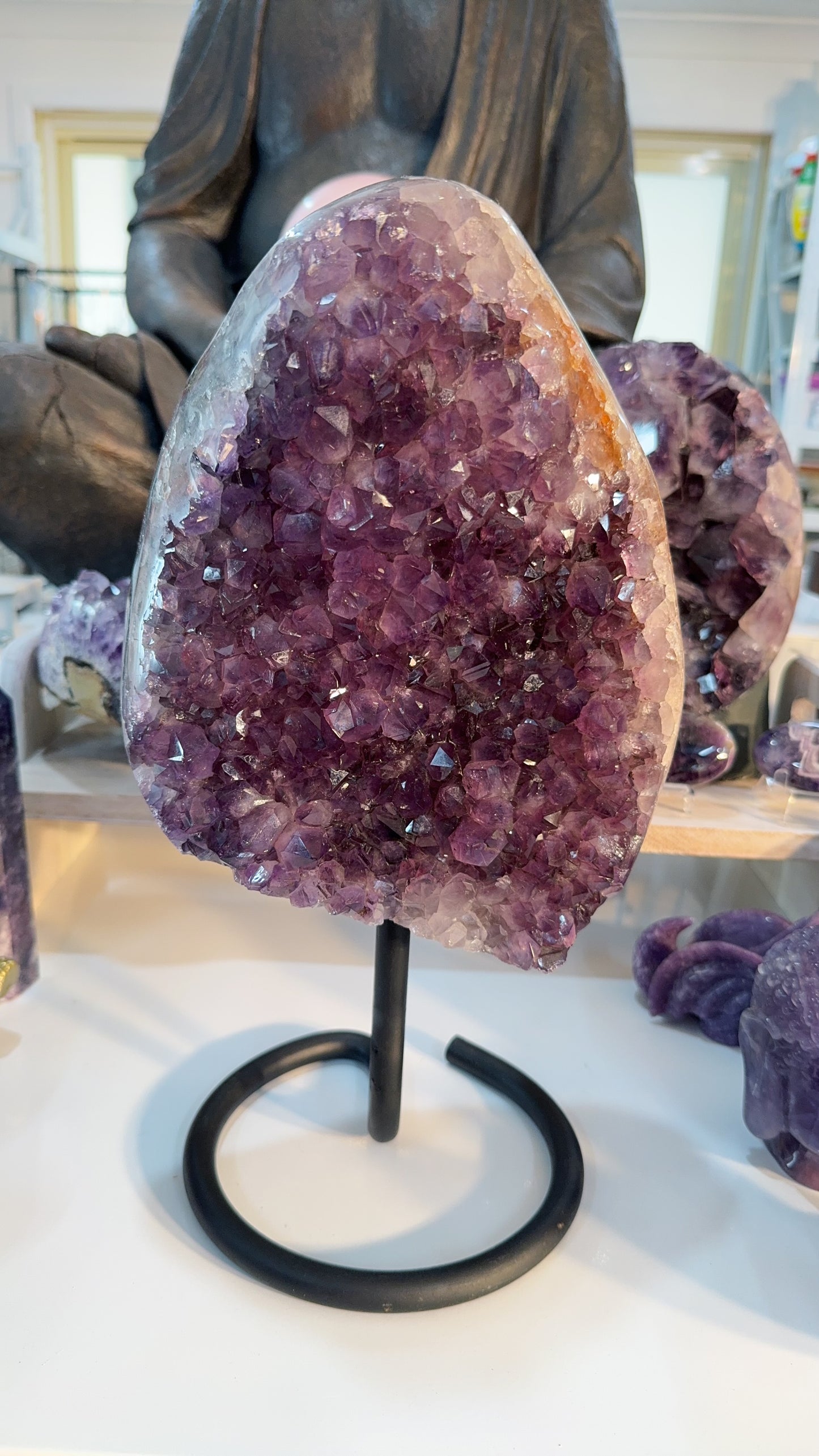 Amethyst Cluster Freeform with Stand 5.6kg A Grade