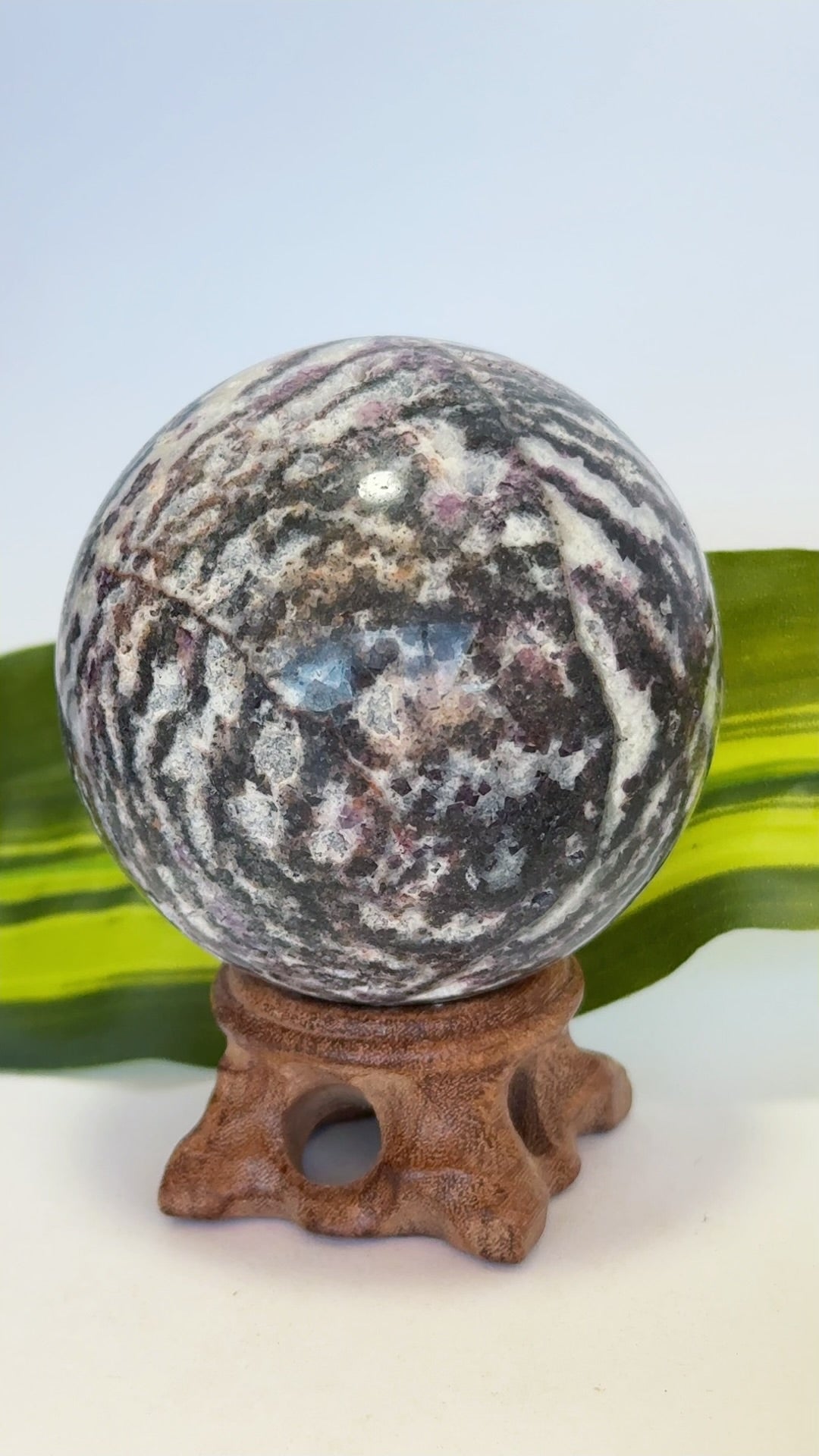 Zebra Jasper Sphere 416g