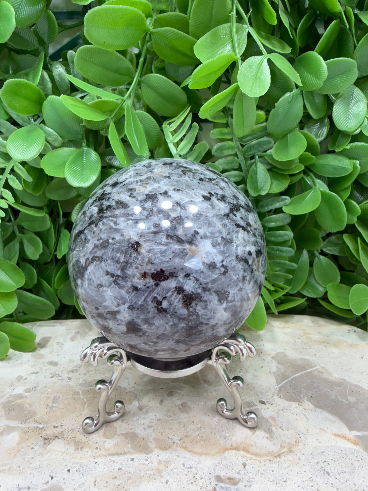 Larvikite Sphere 649g