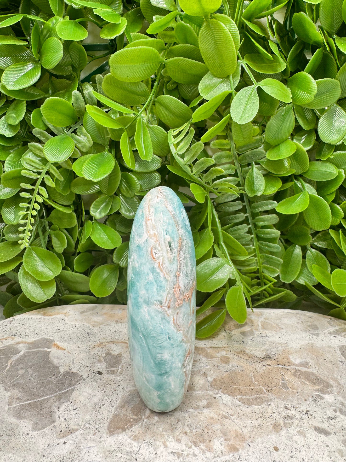 Standing Blue Aragonite 316g