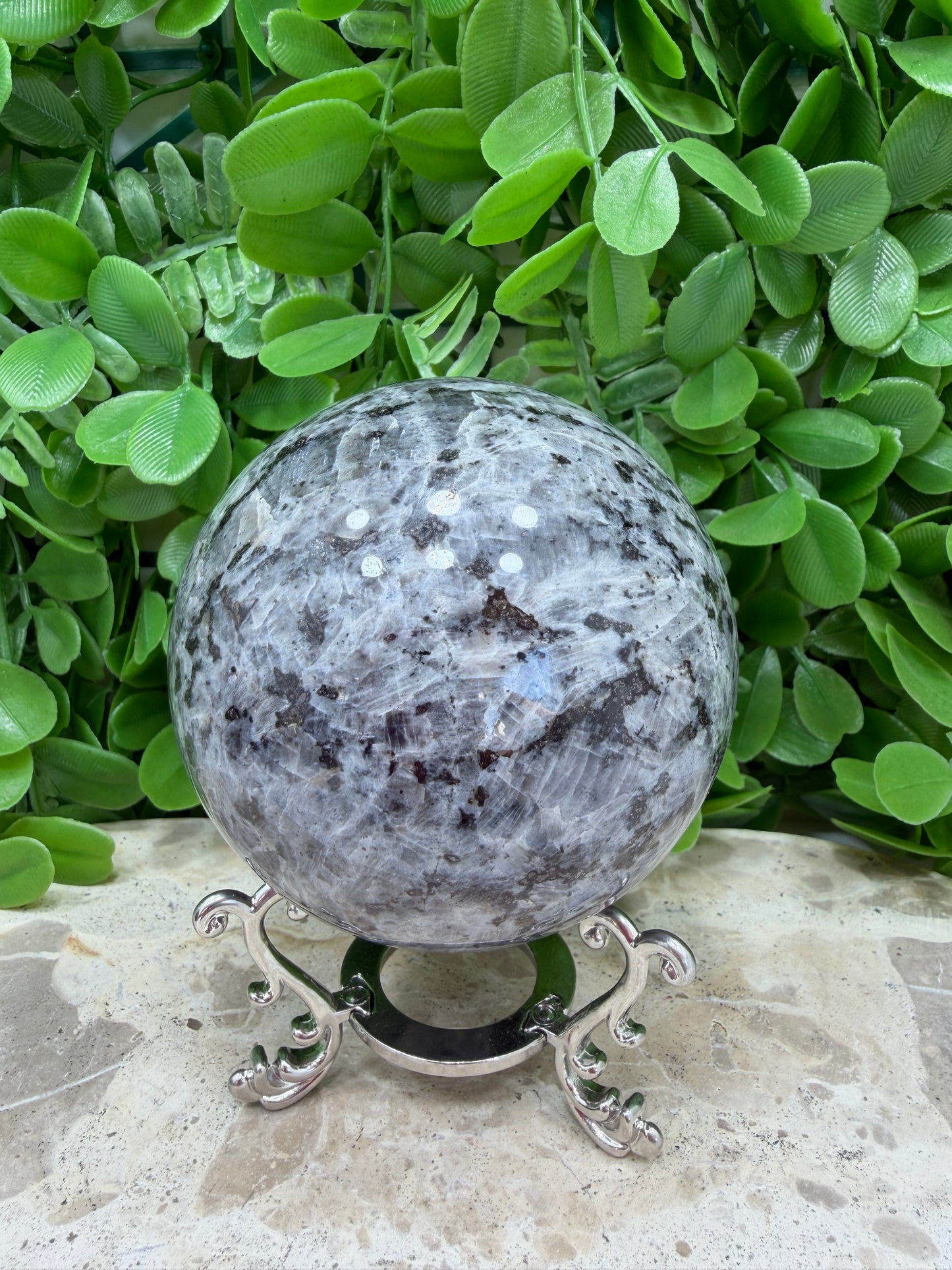 Larvikite Sphere 770g