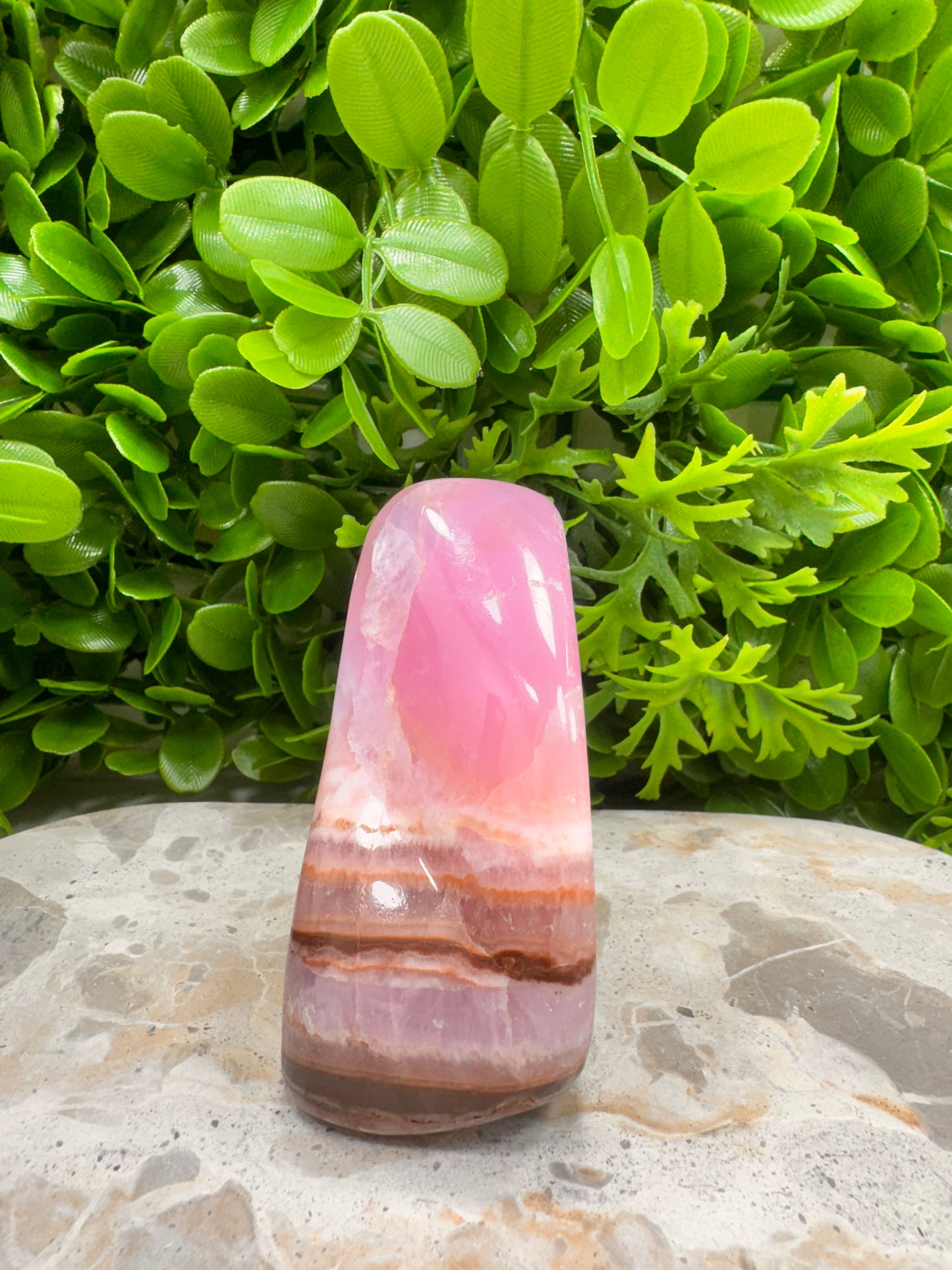 Pink Aragonite Freeform 412g