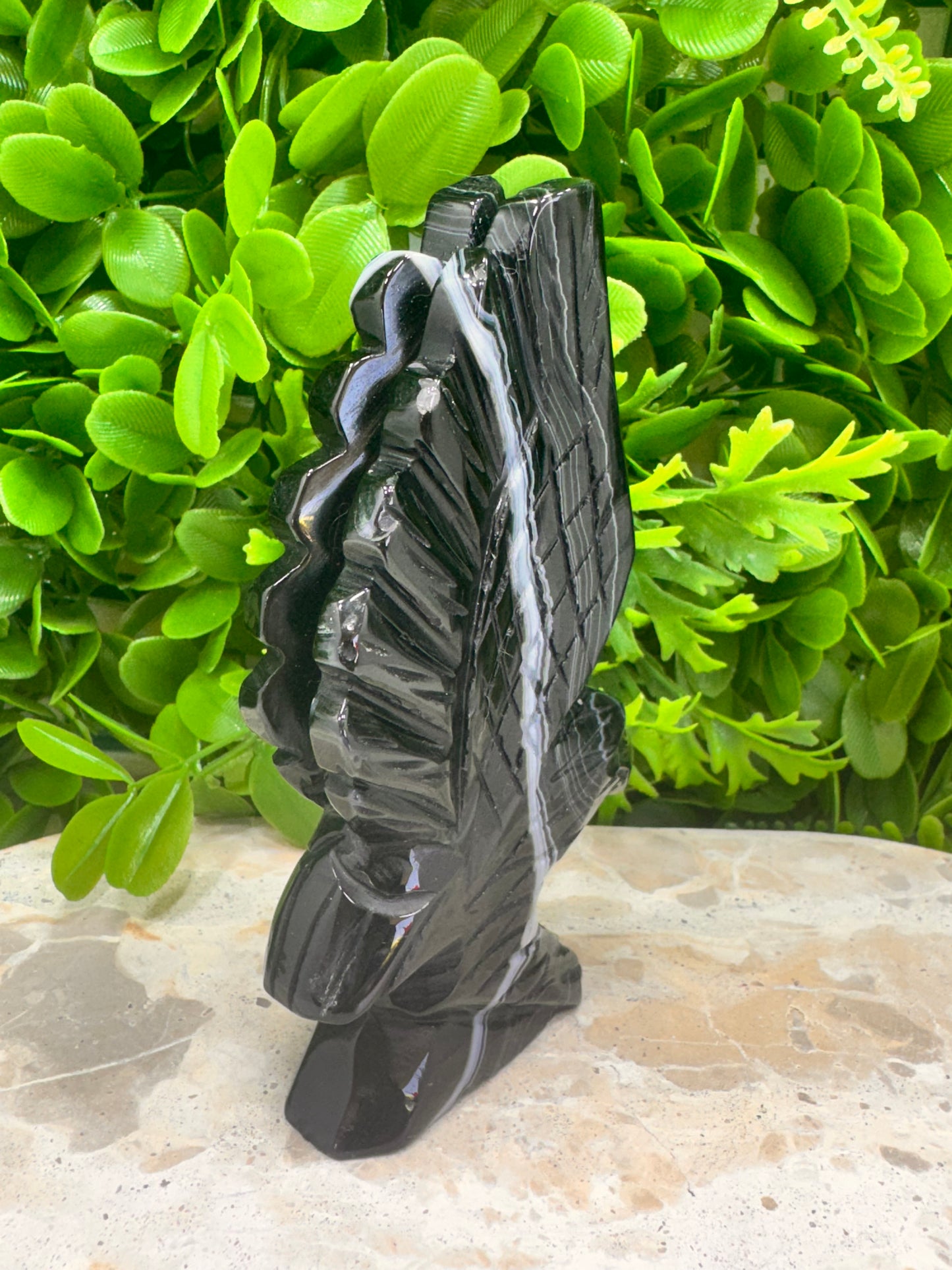 Black Banded Sardonyx Eagle 298g