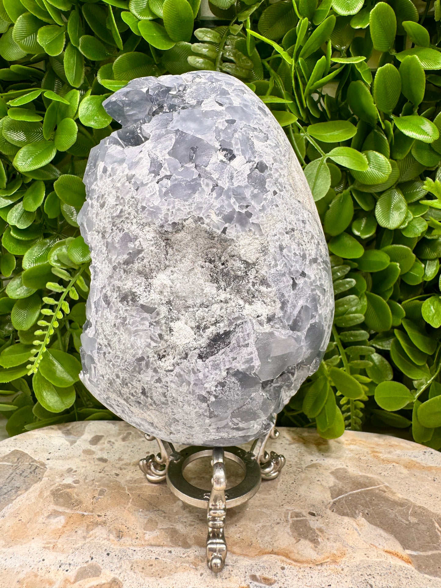 Blue Celestite Egg 2178g