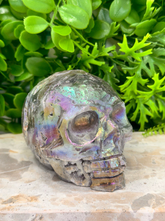 Aura Sphalerite Skull 666g