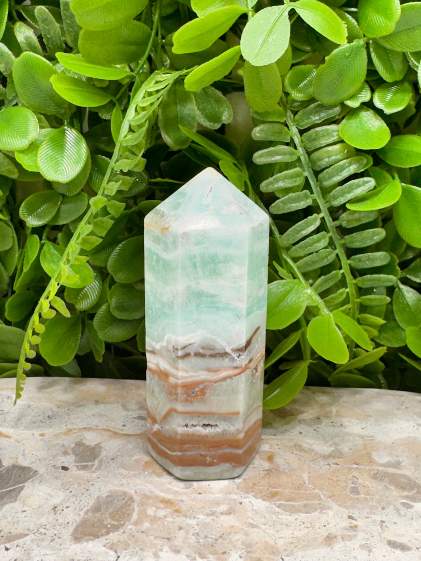 Caribbean Calcite Point 228g