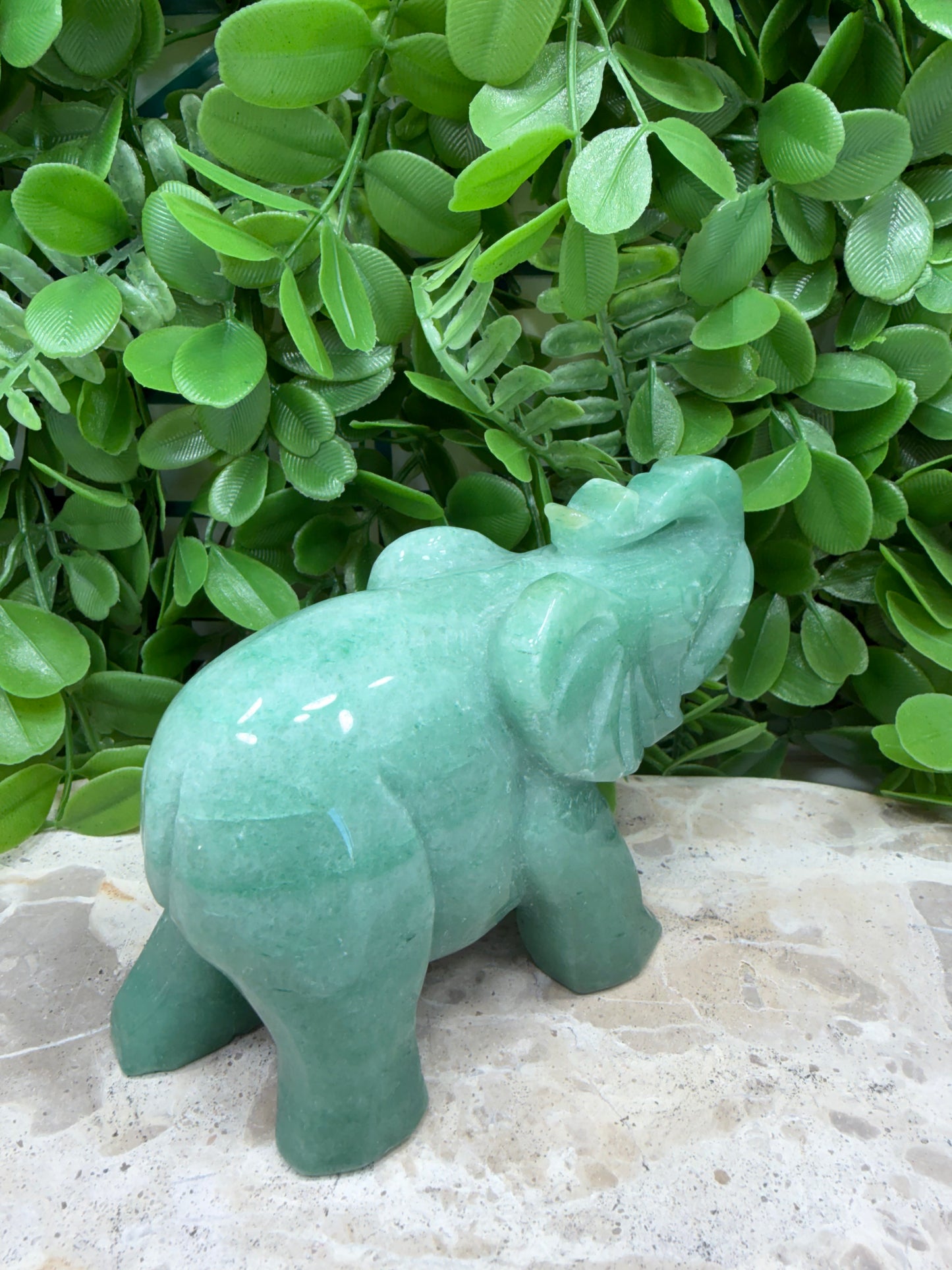 Green Aventurine Elephant 520g