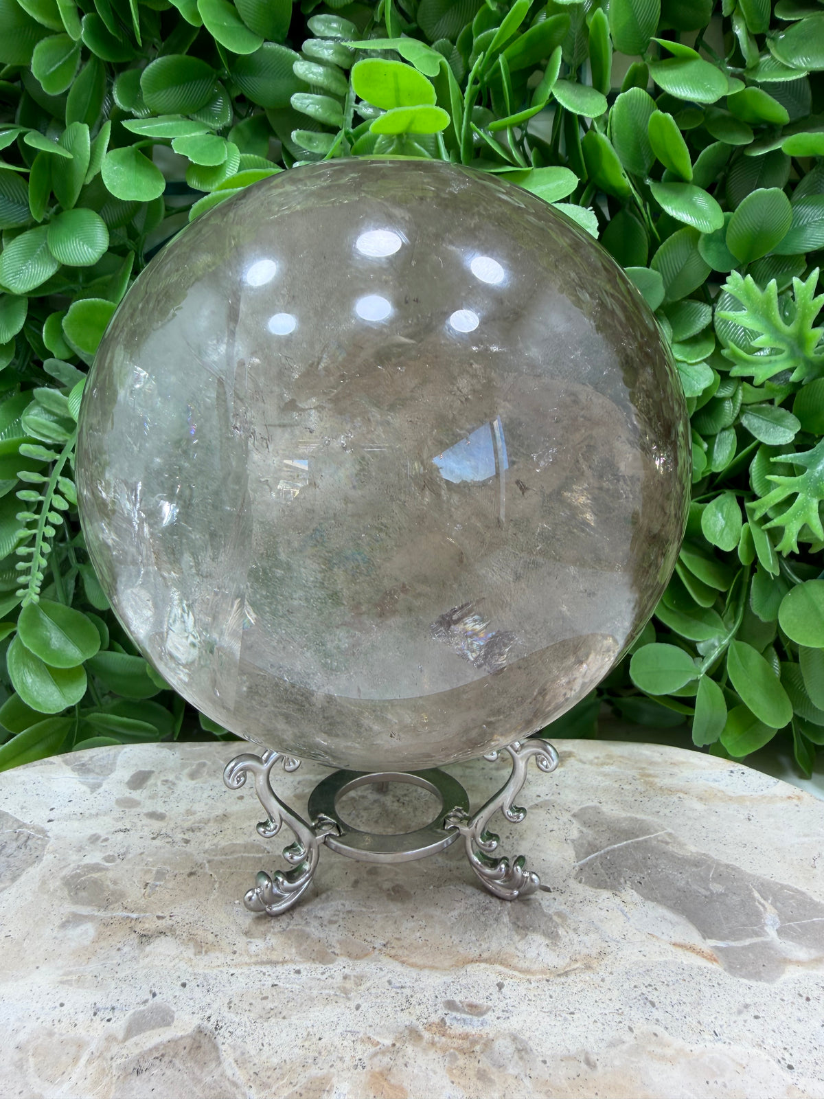 Smokey Quartz Sphere 2878g | Grounding • Protection • Calm