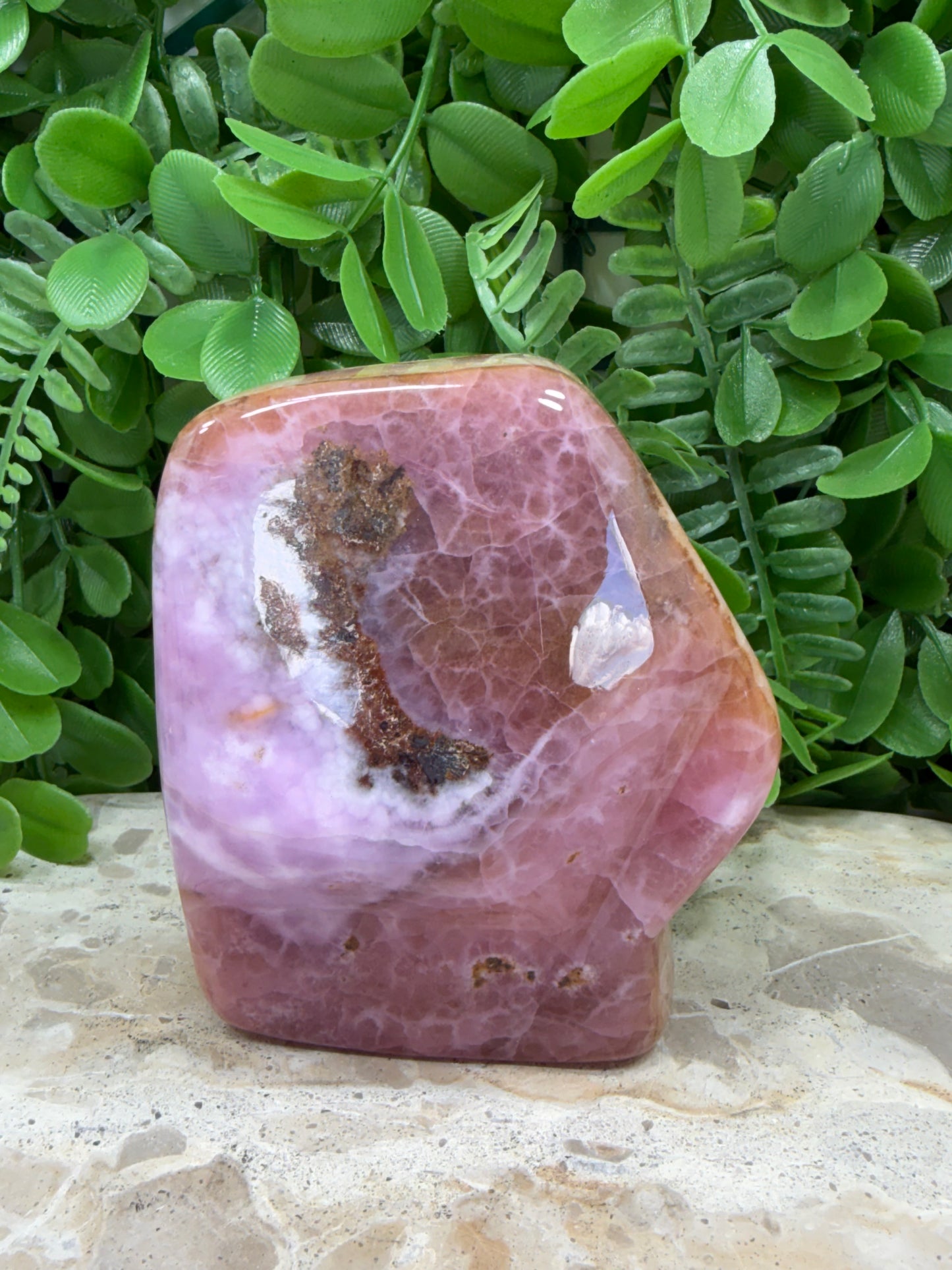Pink Aragonite Freeform 774g