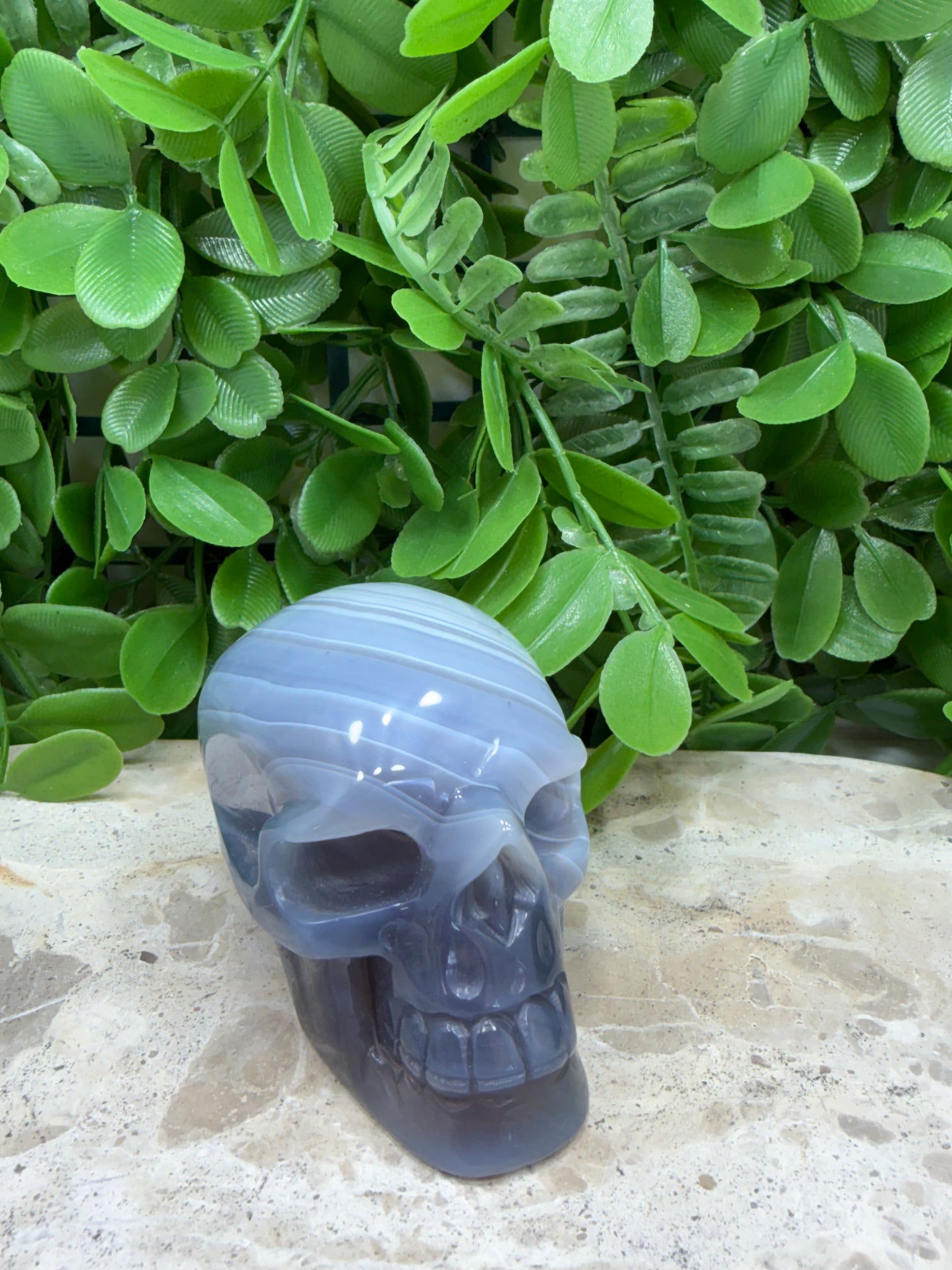 Agate Skull 288g