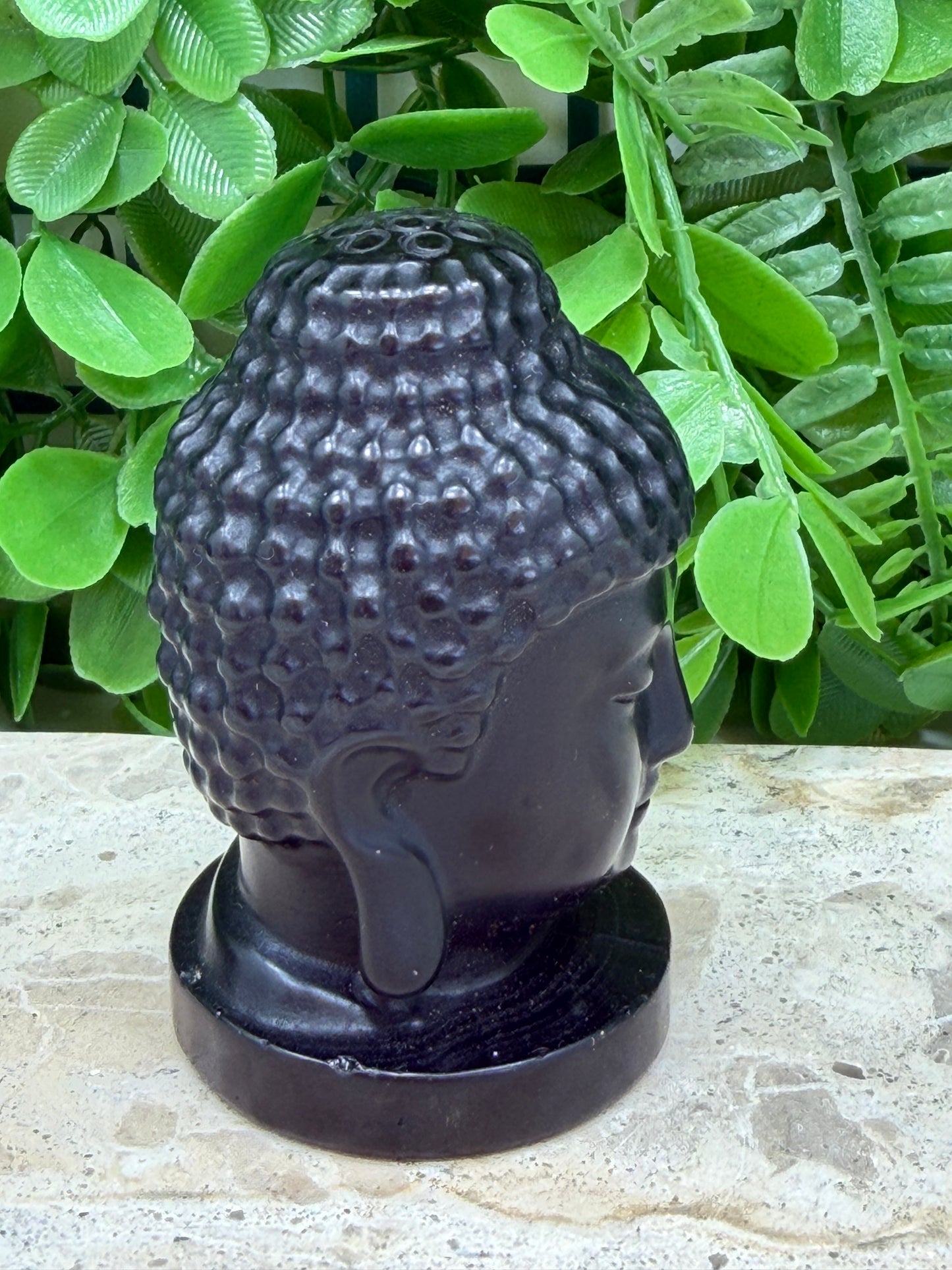 Black Obsidian Buddha Head 248g