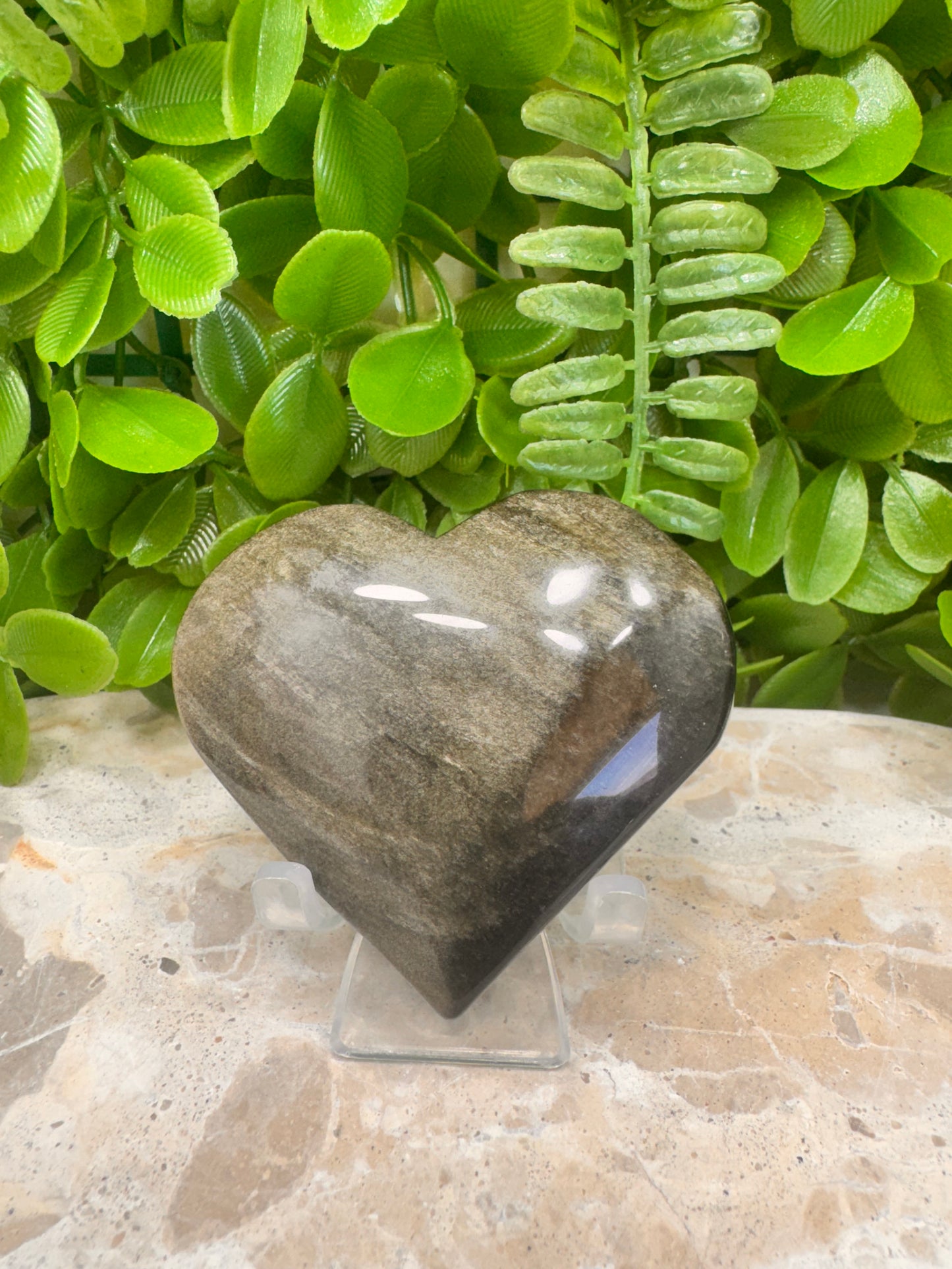 Golden Obsidian Heart 114g