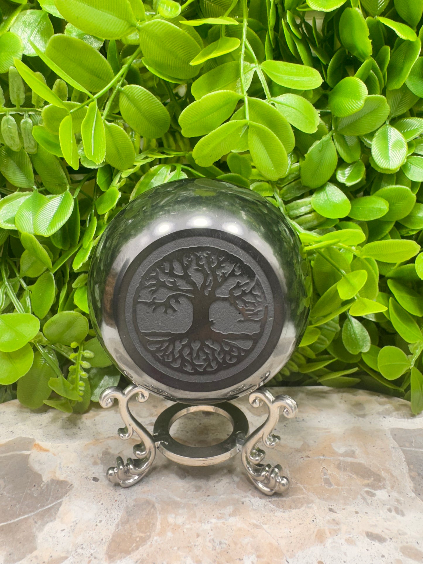 Shungite Tree of Life Sphere 652g