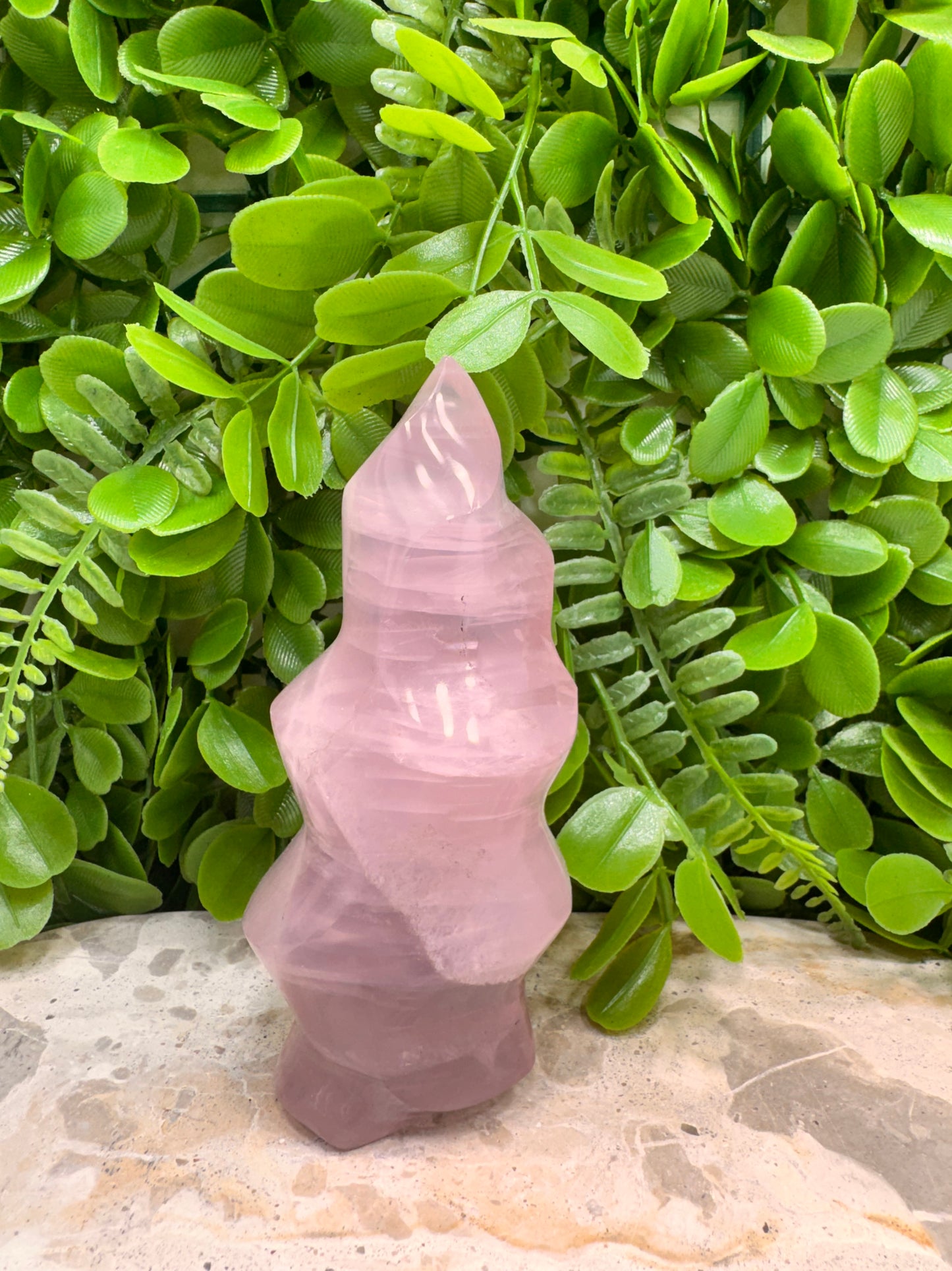 Lavender Rose Quartz Flame 420g