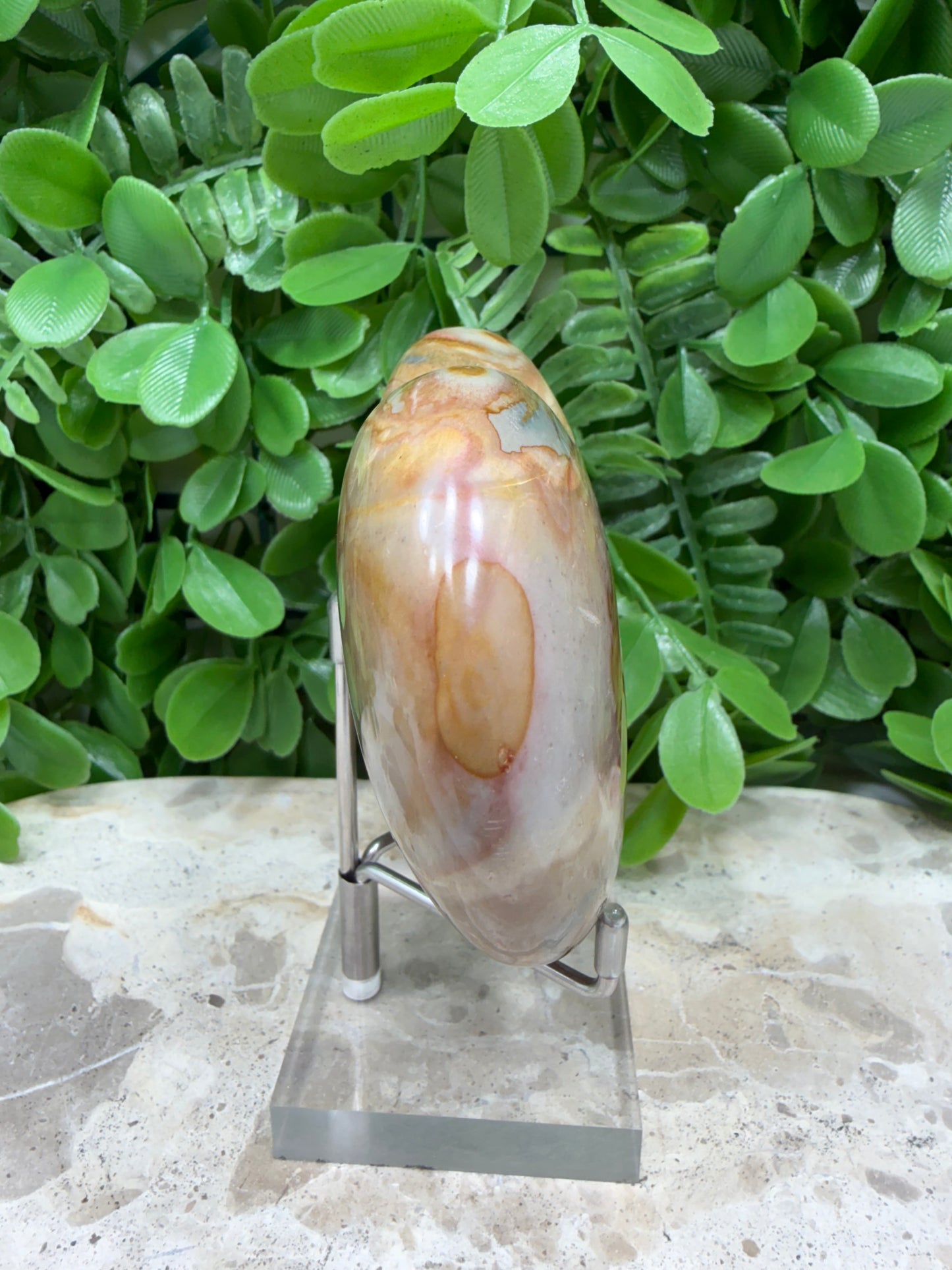 Polychrome Jasper Heart 394g