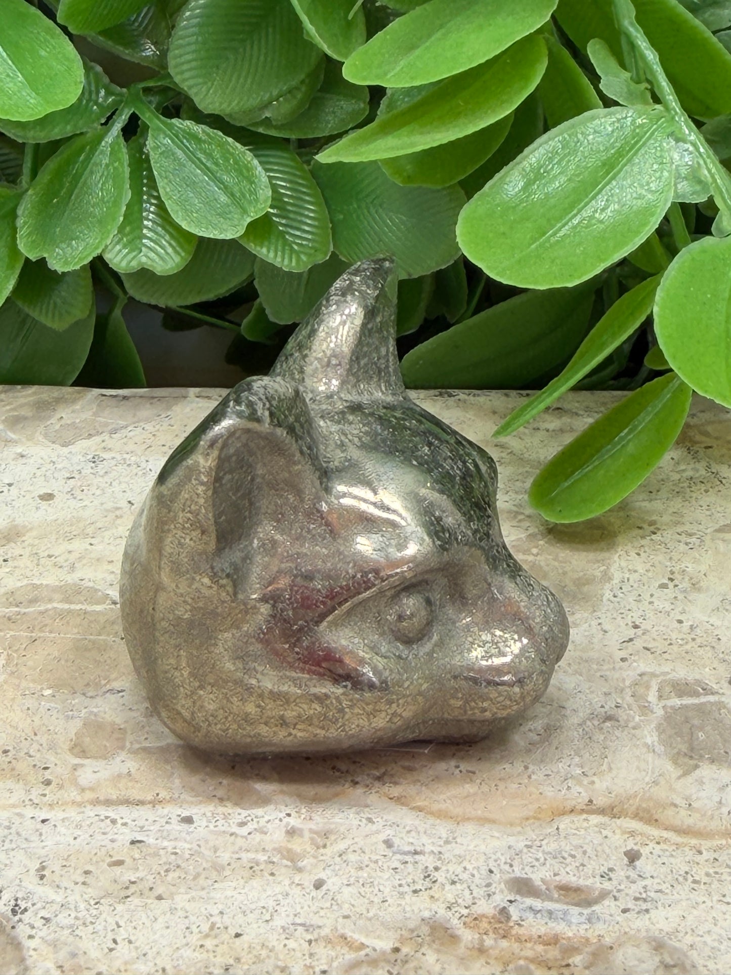 Pyrite Pussy Cat Head 148g