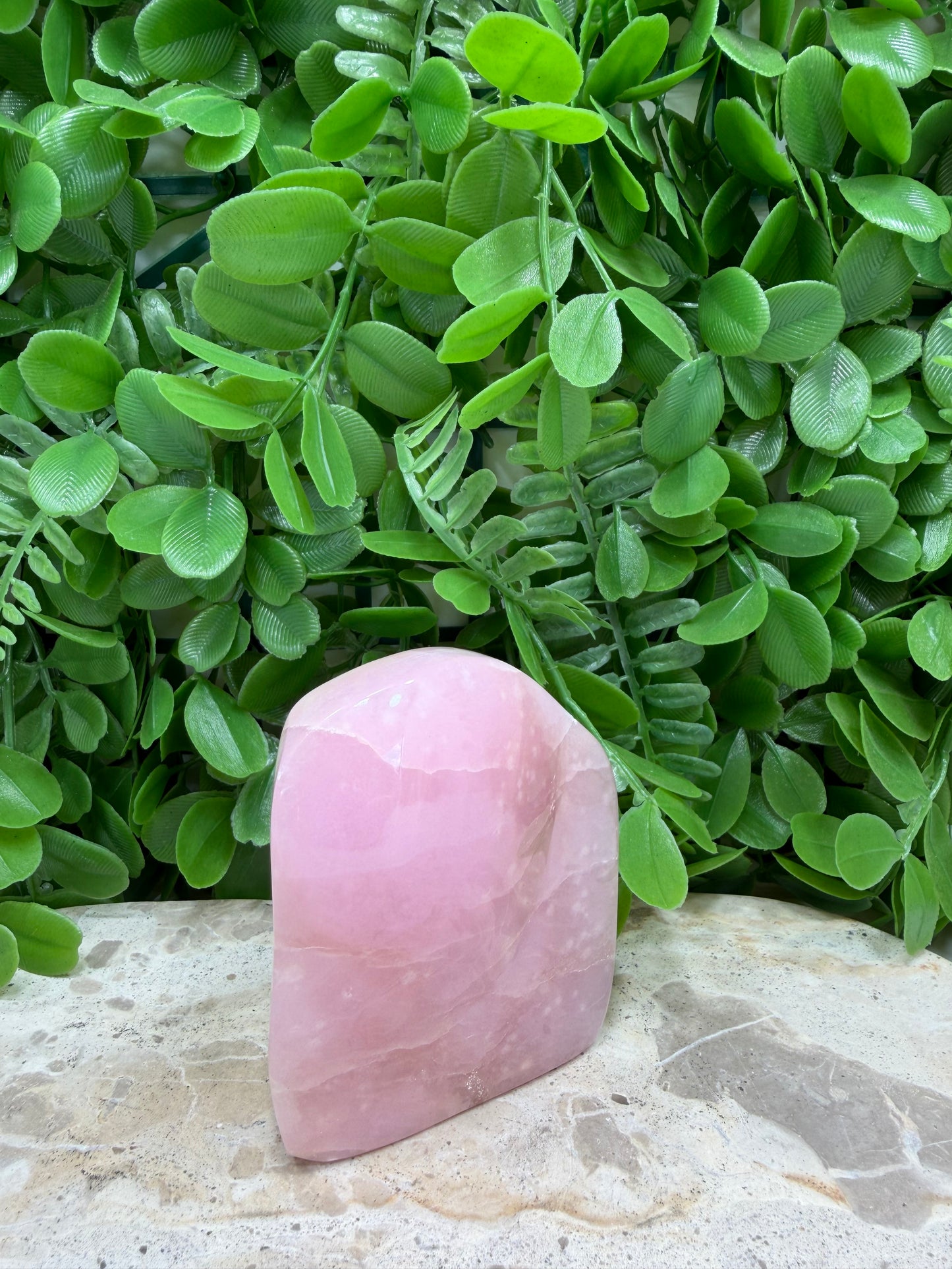 Pink Aragonite Freeform 386g