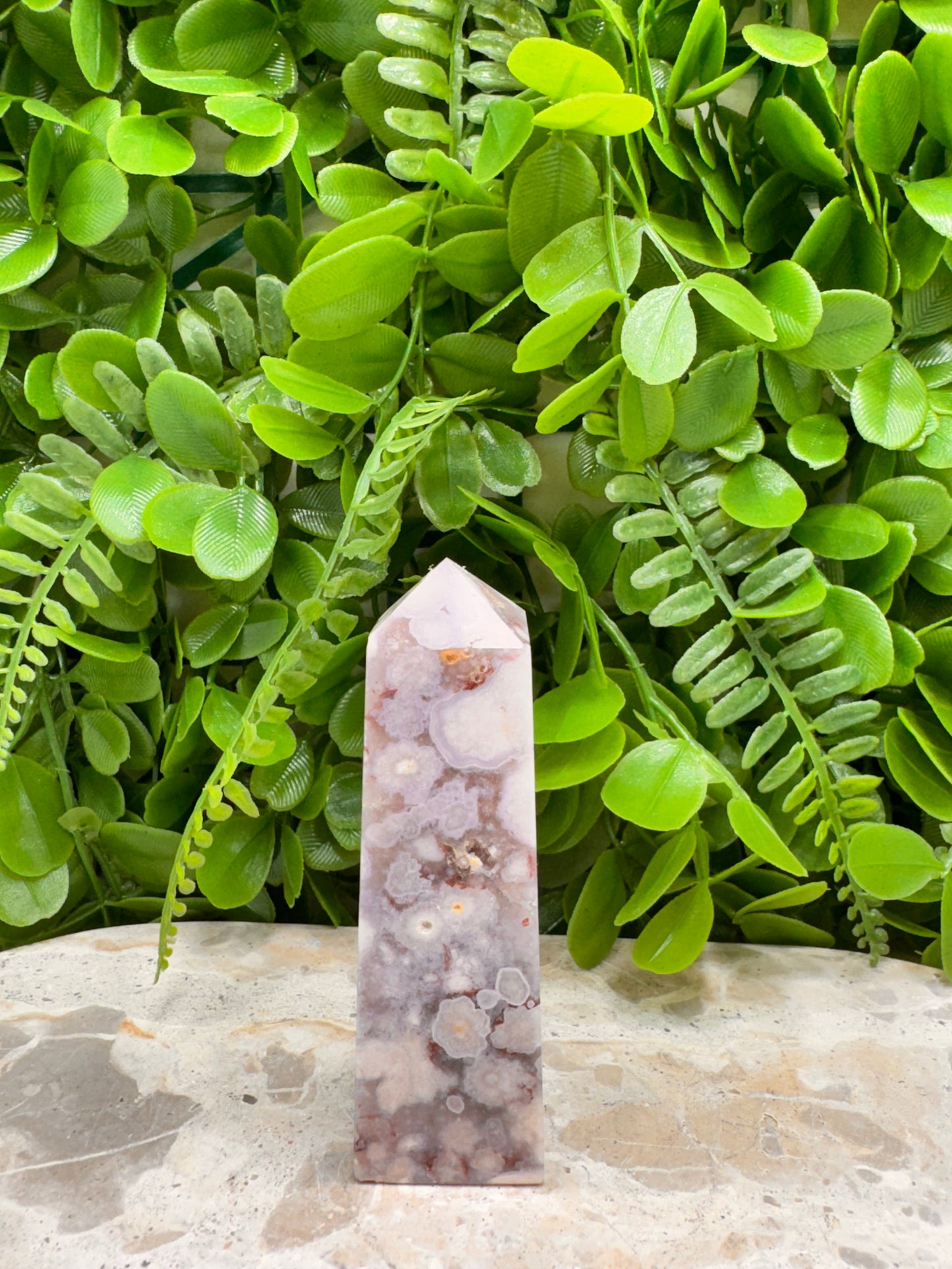 Flower Agate Point 126g