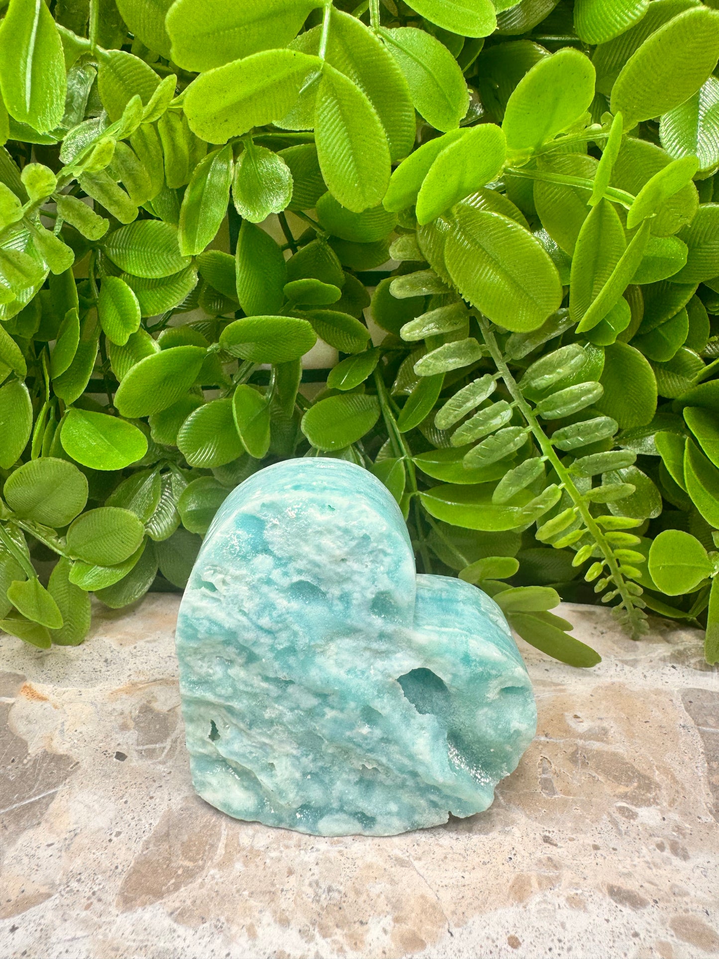 Hemimorphite Heart 205g