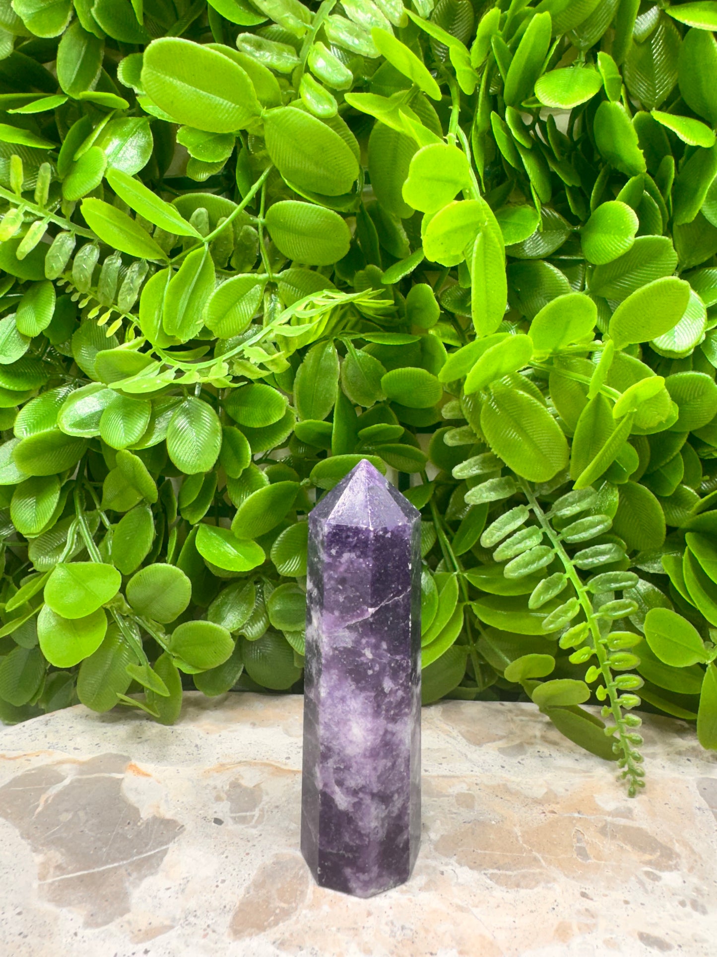 Lepidolite Point 128g