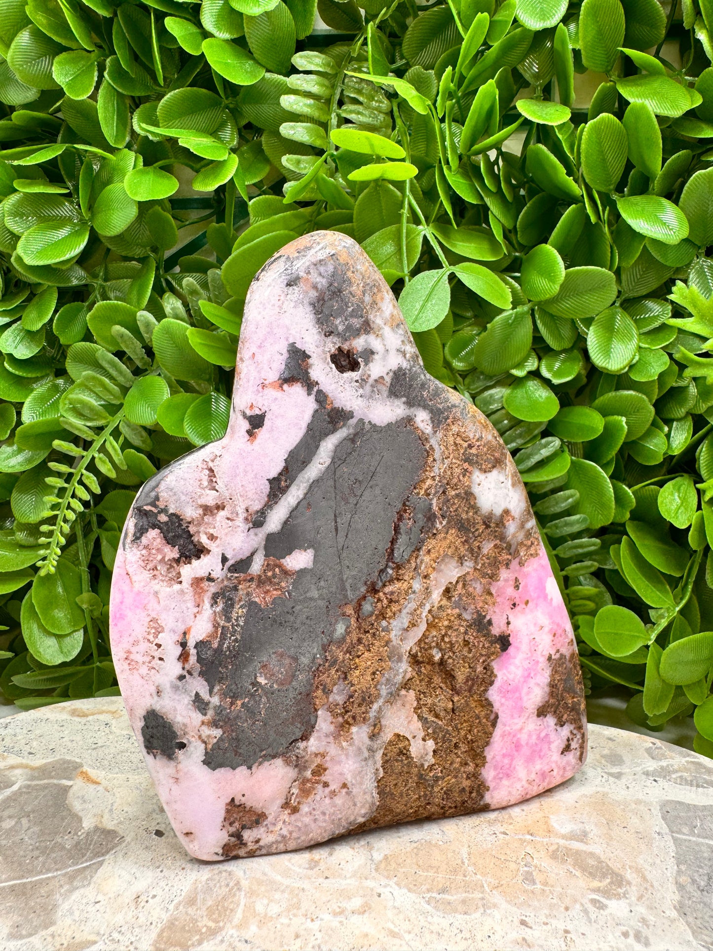 Pink Aragonite Freeform 526g