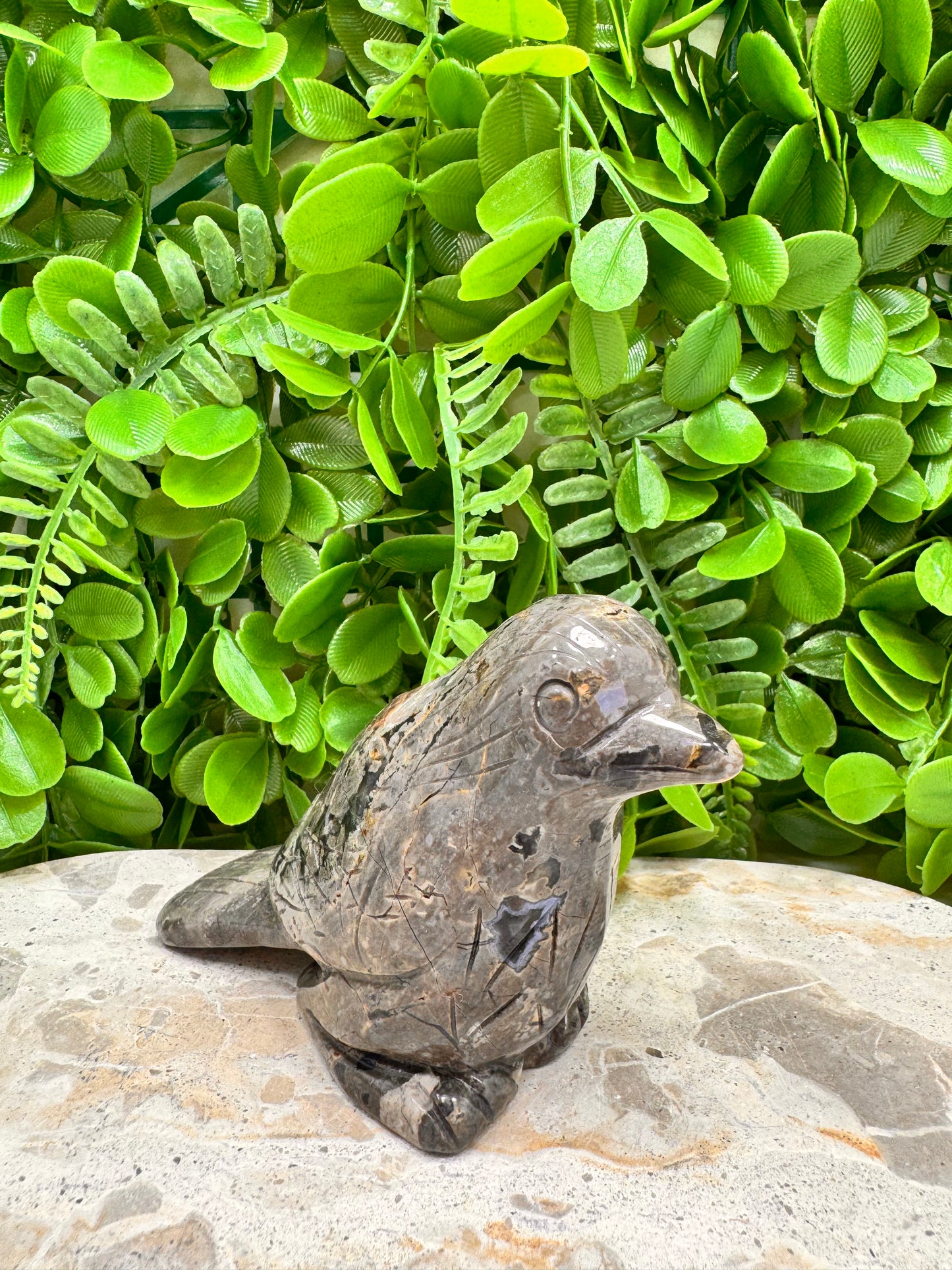 Volcanic Agate Bird 368g