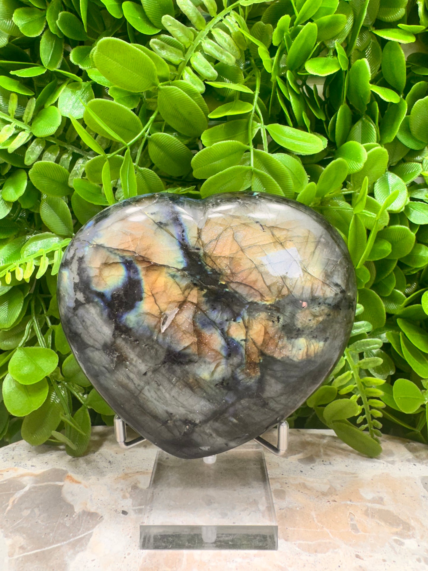 Labradorite Heart 787g