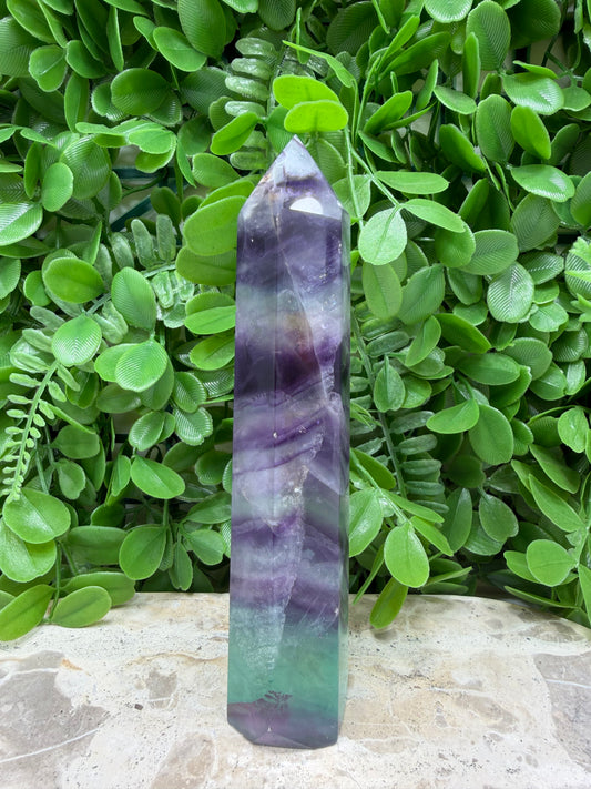Fluorite Tower 378g