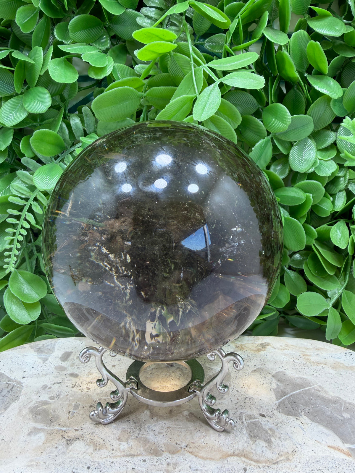Smokey Quartz Sphere 1596g | Grounding • Protection • Calm