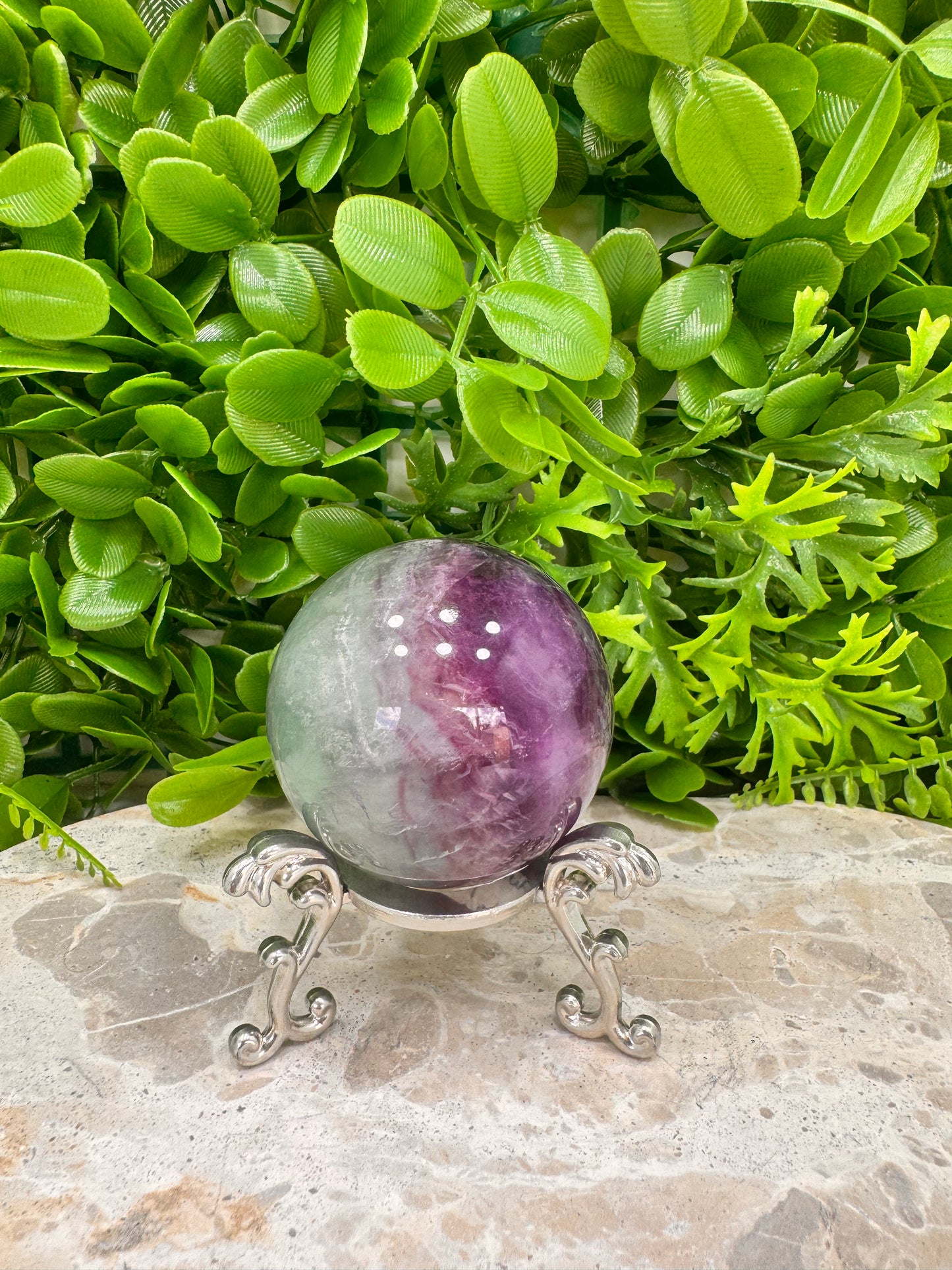 Fluorite Sphere 326g