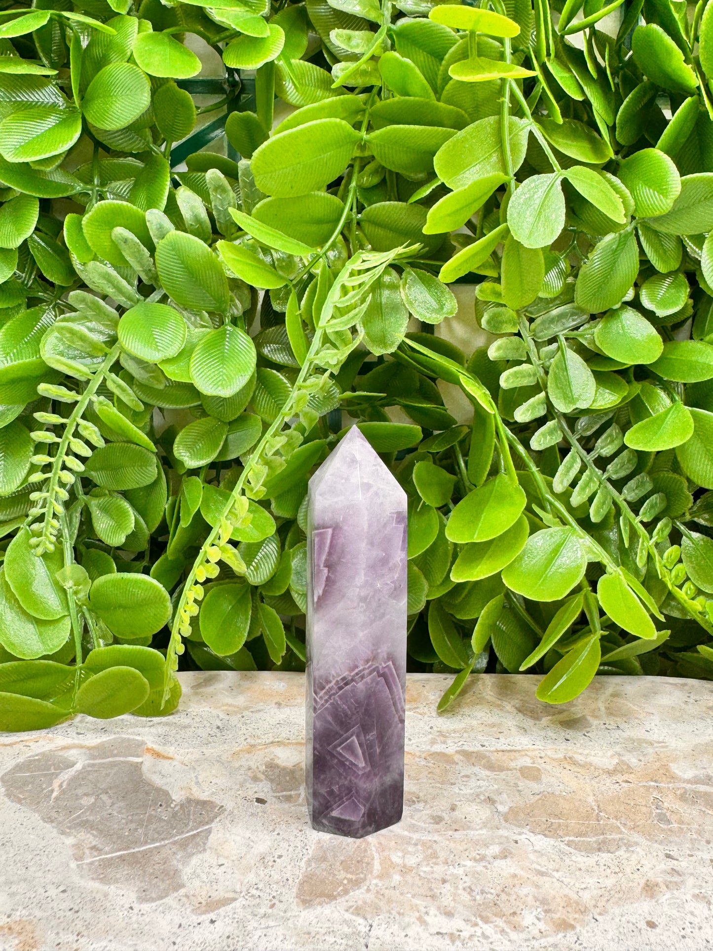 Chevron Amethyst Point 78g