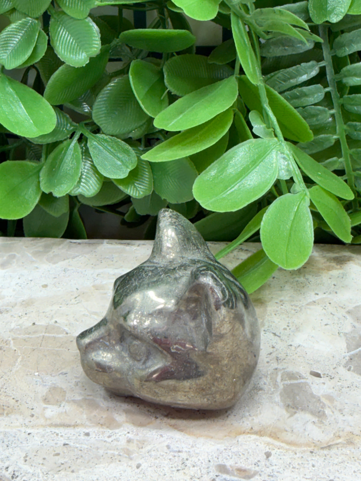 Pyrite Pussy Cat Head 146g