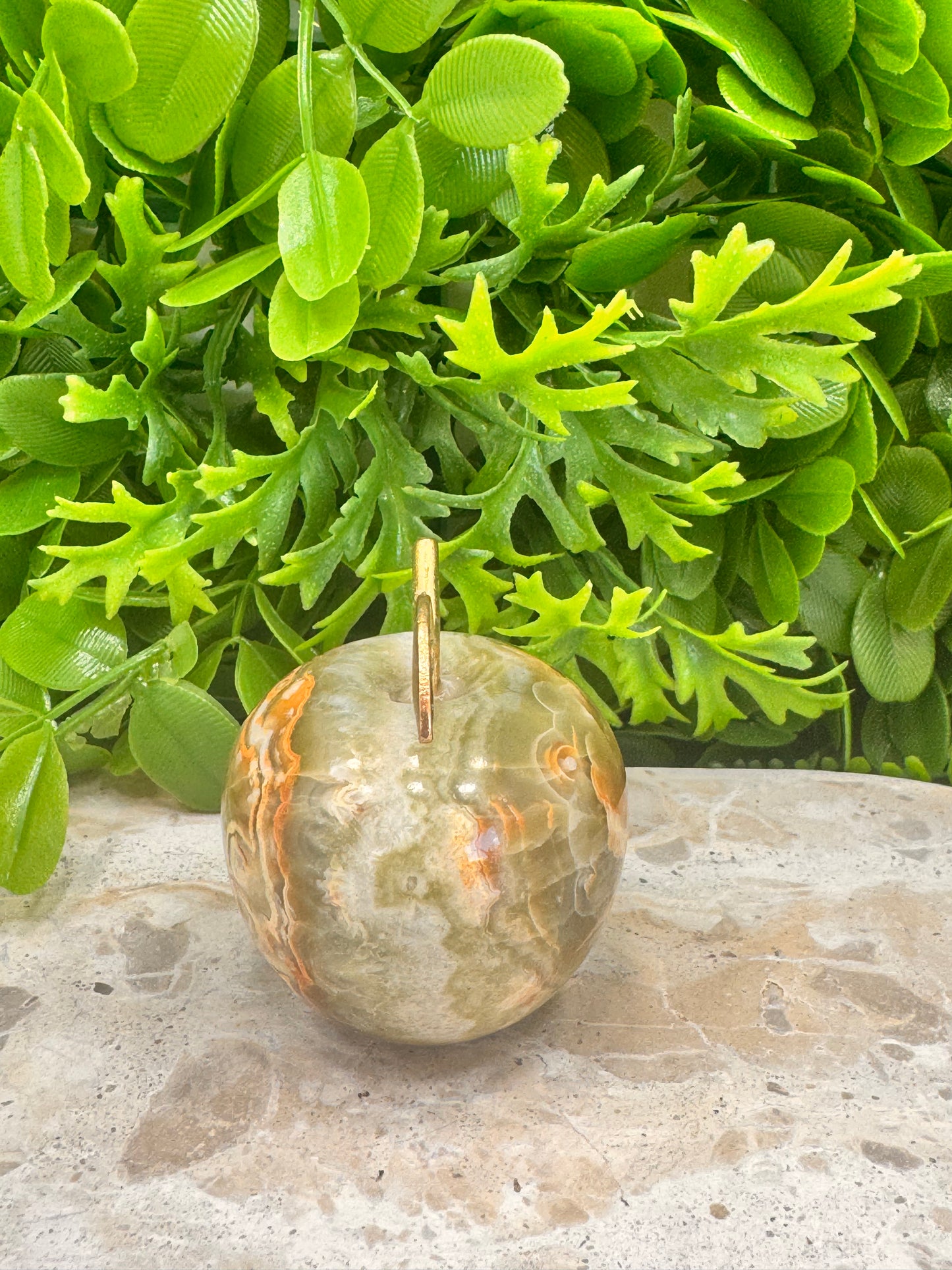 Green Banded Onyx Apple 206g