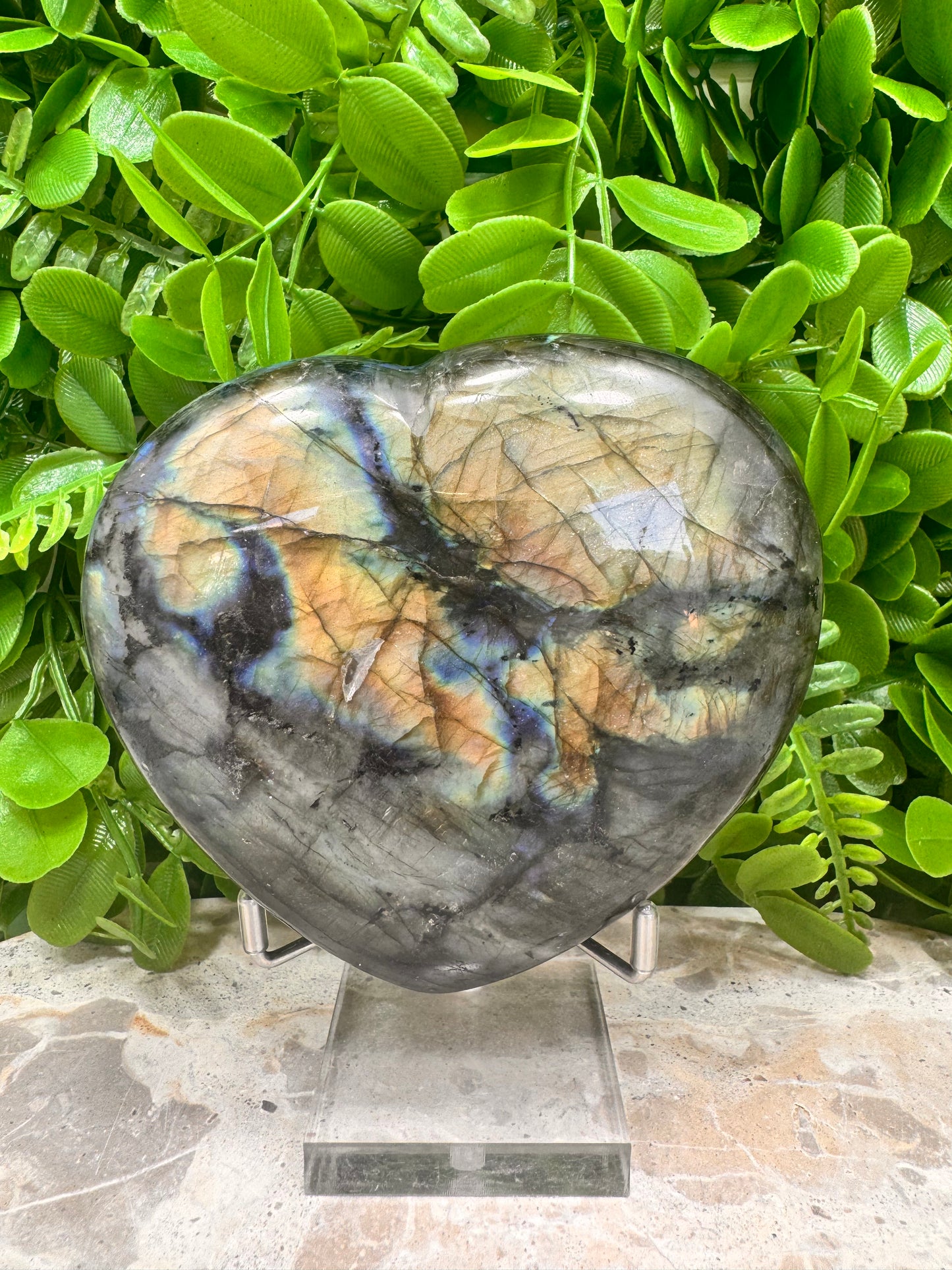 Labradorite Heart 787g